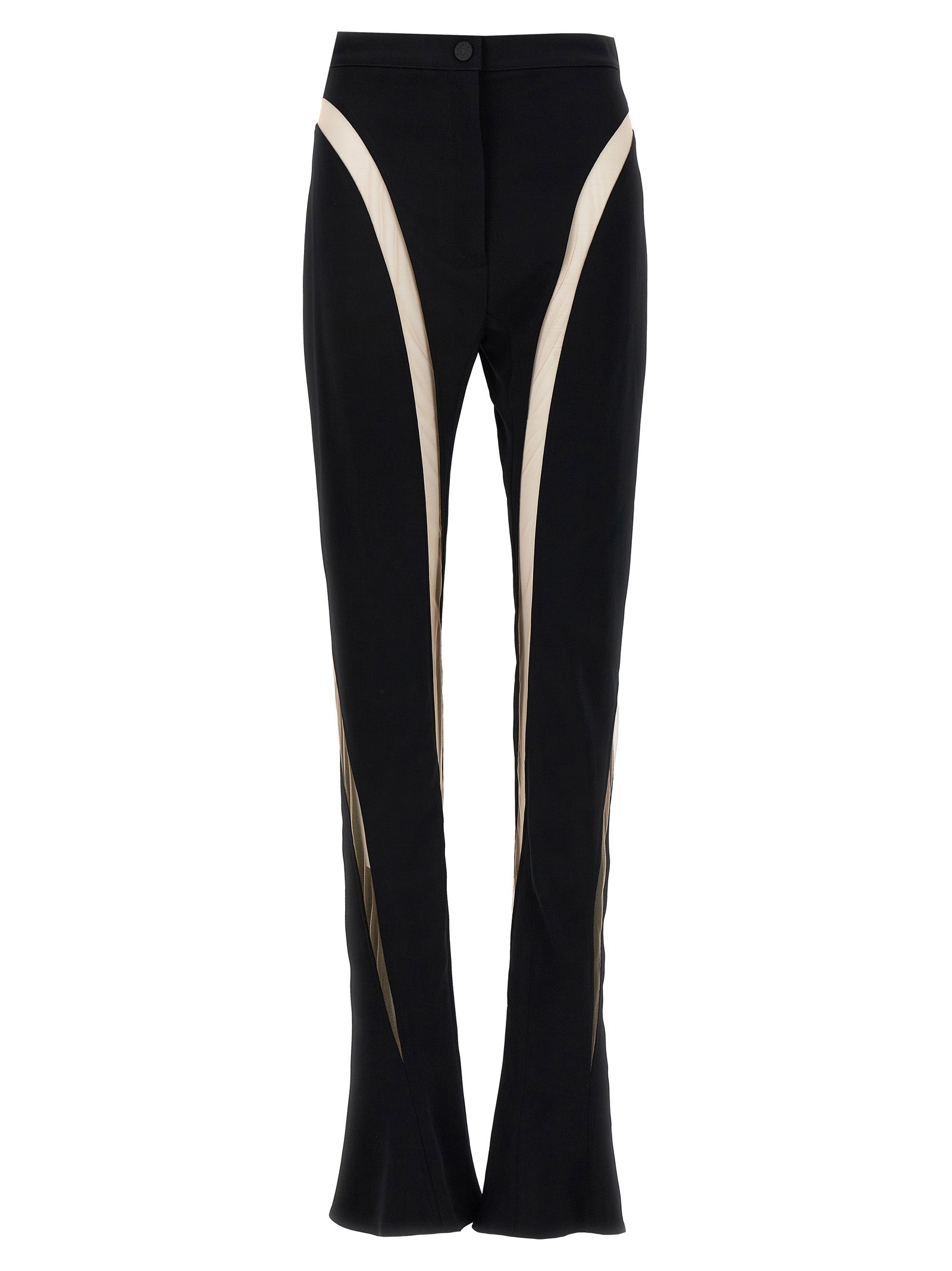Mugler Women Mesh Insert Leggings MUGLER