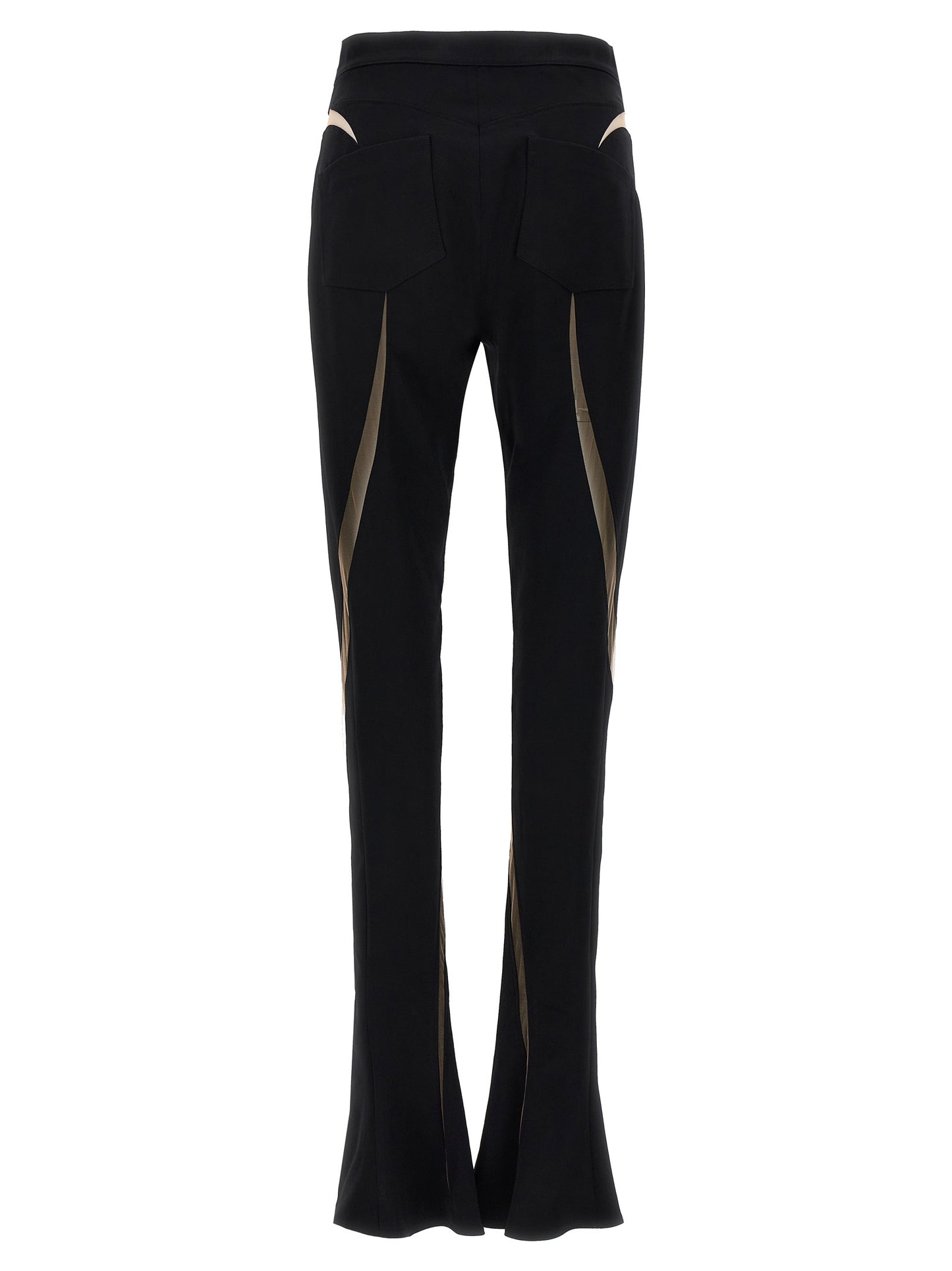 Mugler Women Mesh Insert Leggings MUGLER