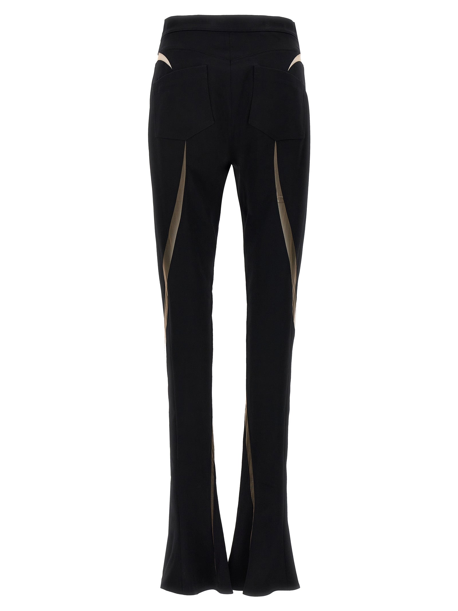 Mugler Women Mesh Insert Leggings MUGLER
