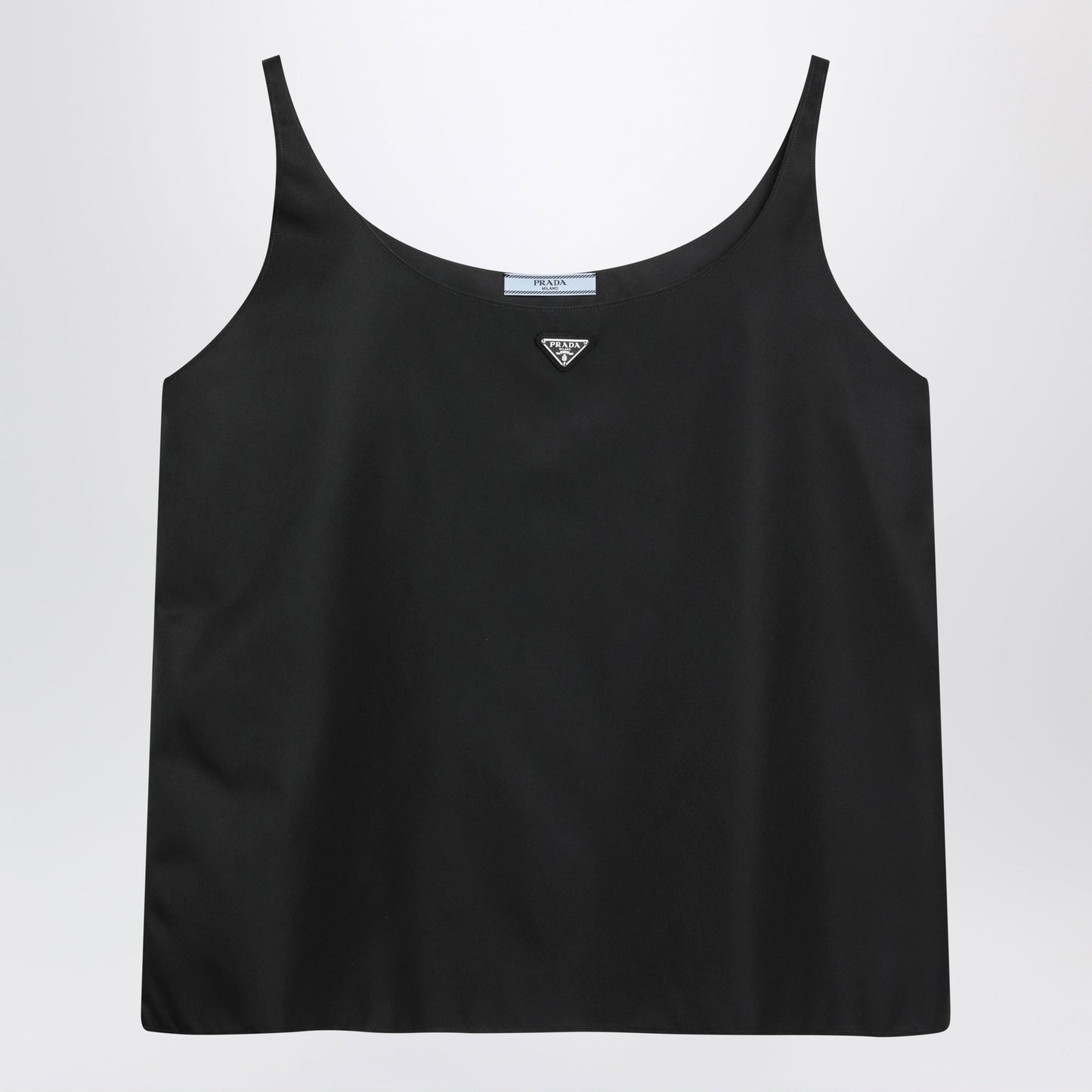 Prada Black Top In Re-Nylon Women PRADA