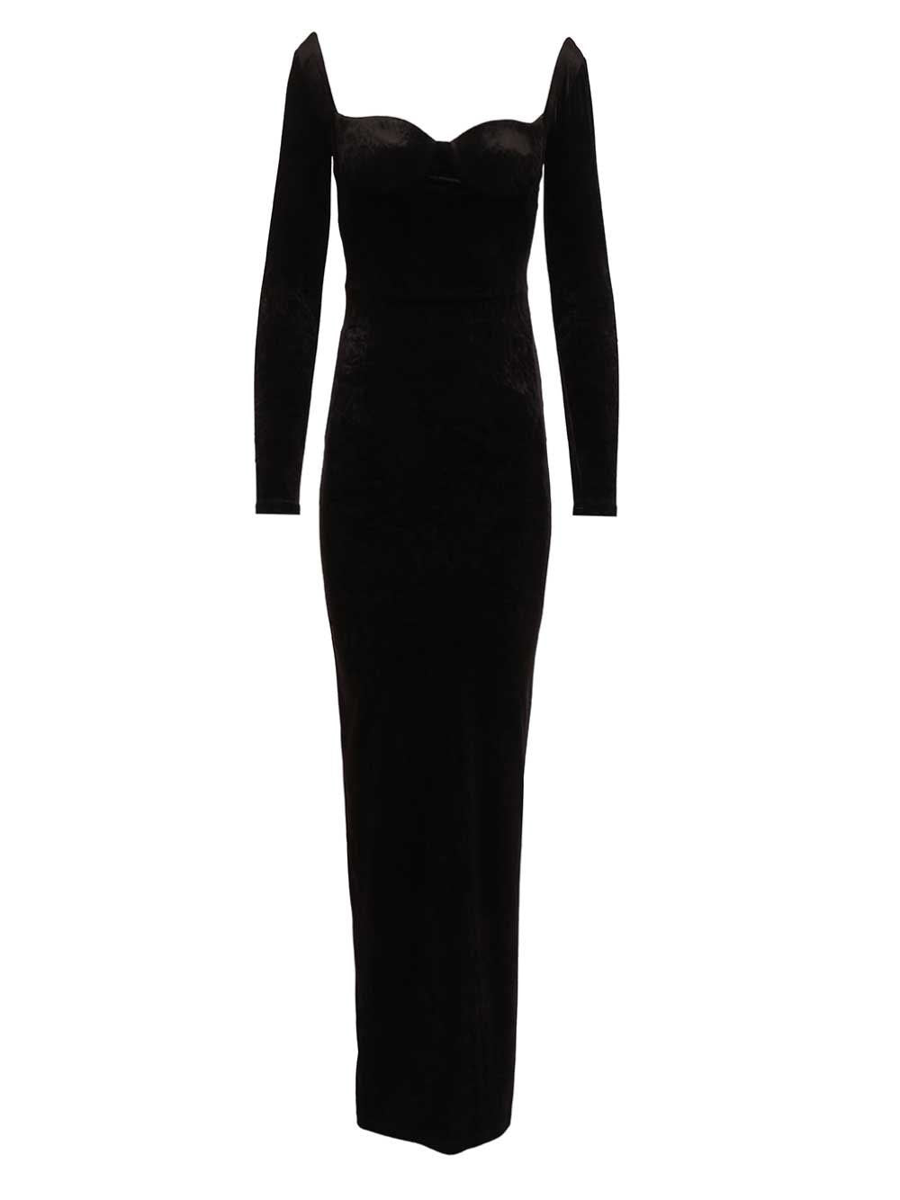 Balenciaga Women Off-The-Shoulder Maxi Dress BALENCIAGA