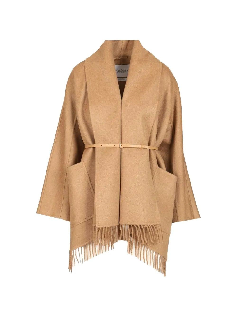 Max Mara Women Camel Cardigan Coat MAX MARA