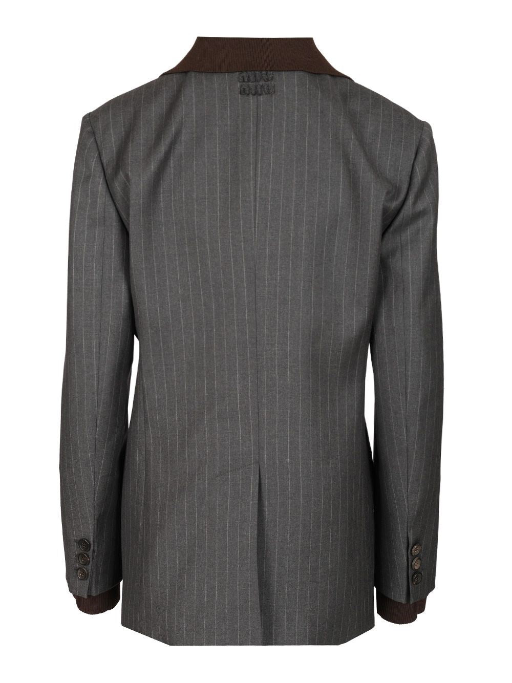 Miu Miu Women Tailored Single-Breasted Blazer MIU MIU