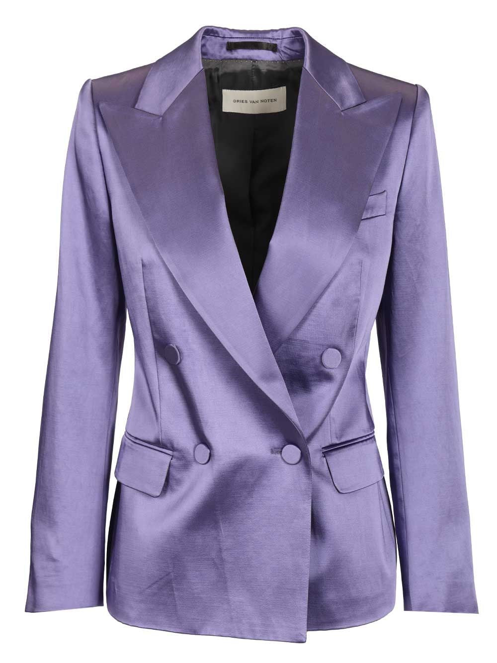 Dries Van Noten Women Blazer In Shiny Satin DRIES VAN NOTEN