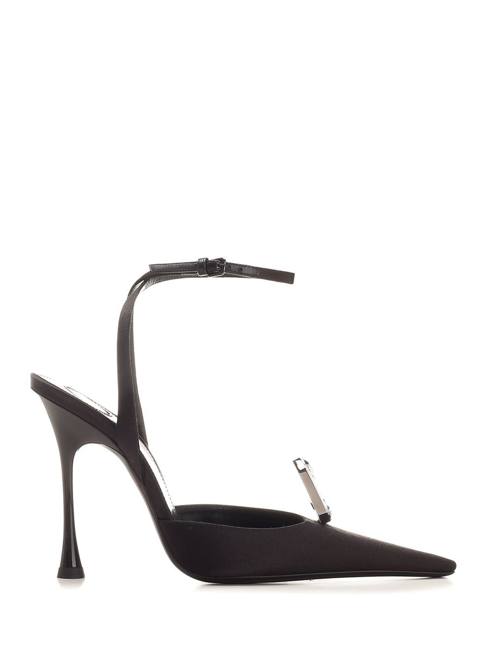 Saint Laurent Women "Doville" Satin Slingback SAINT LAURENT