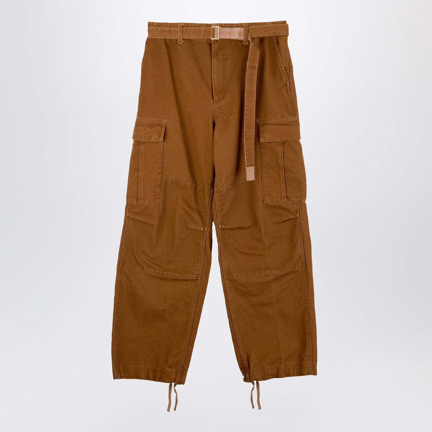 Sacai X Carhartt Wip Beige Cotton Cargo Trousers Women Sacai x Carhartt WIP