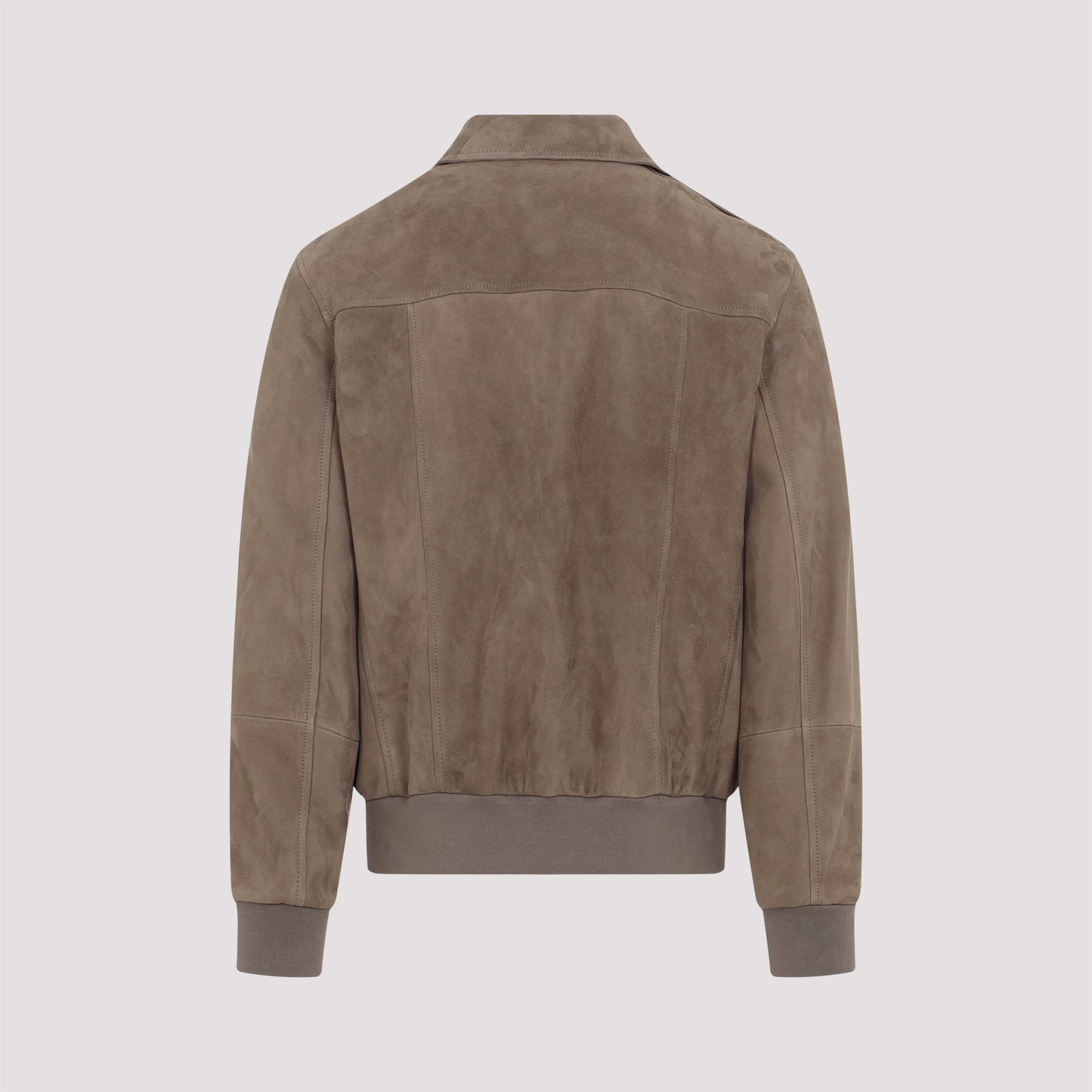 Brunello Cucinelli Leather Bomber Jacket Men BRUNELLO CUCINELLI