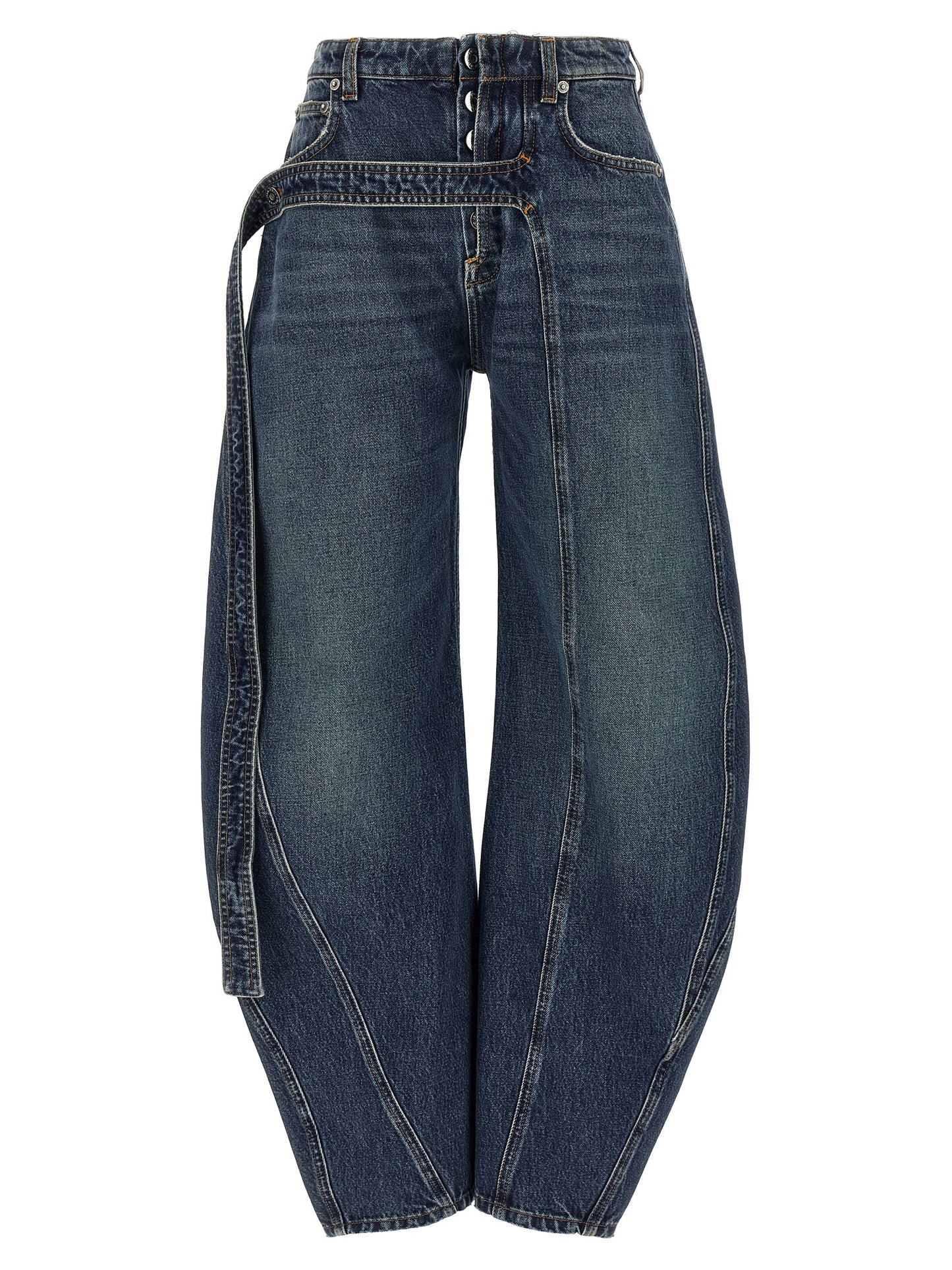 Jean Paul Gaultier Women 'The Blue Denim Strap' Jeans JEAN PAUL GAULTIER