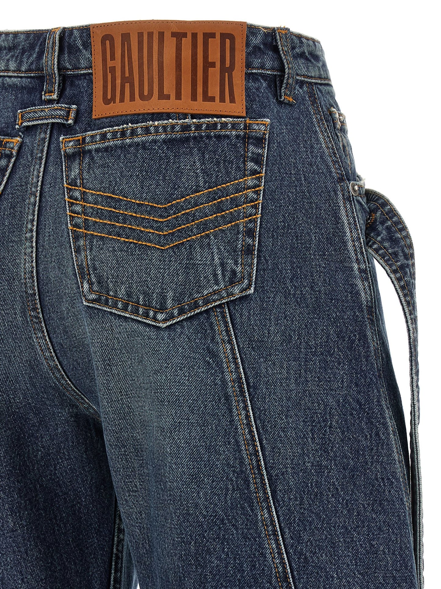 Jean Paul Gaultier Women 'The Blue Denim Strap' Jeans JEAN PAUL GAULTIER