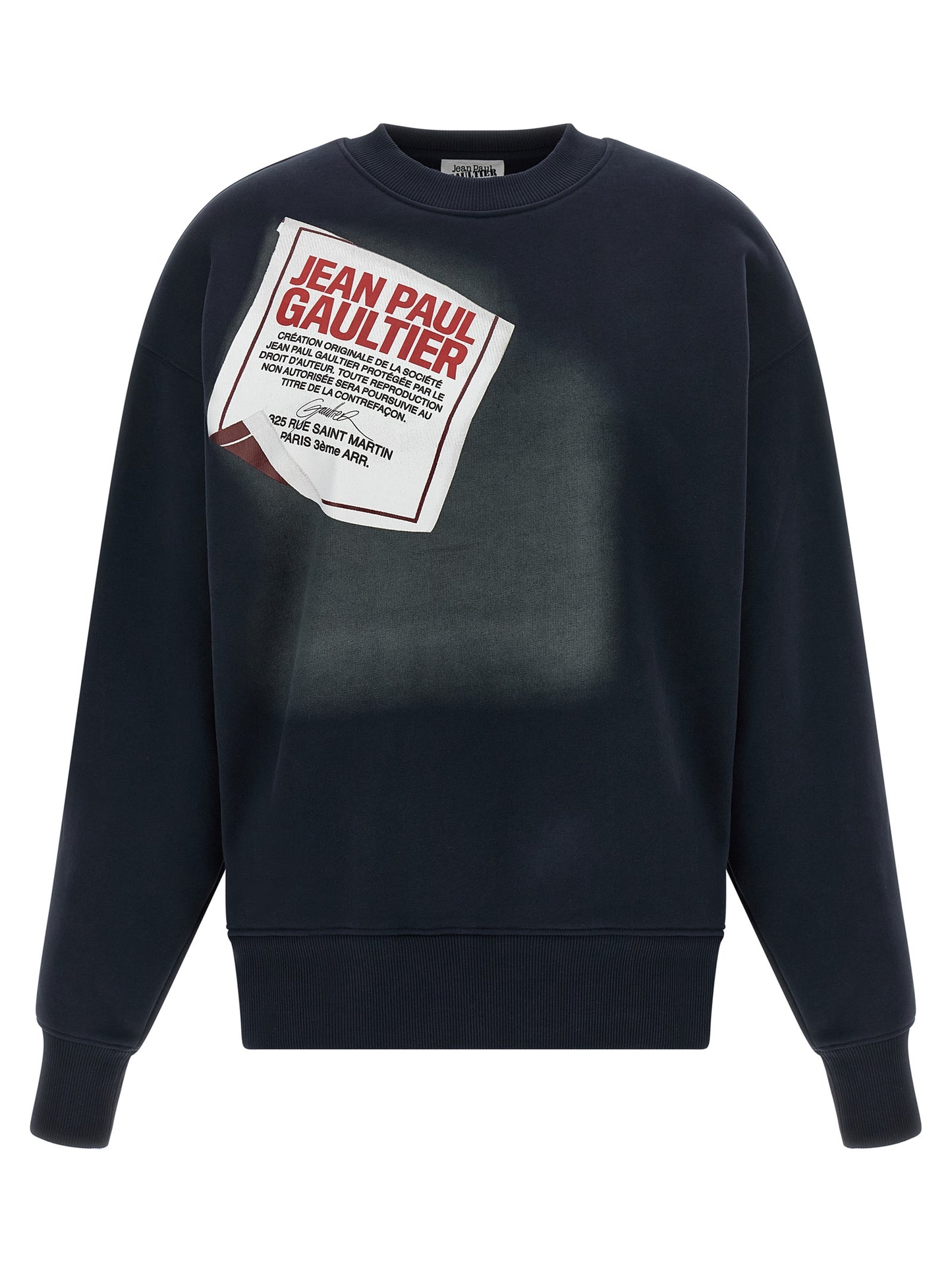 Jean Paul Gaultier Women 'The Blue Gaultier Label' Sweatshirt JEAN PAUL GAULTIER