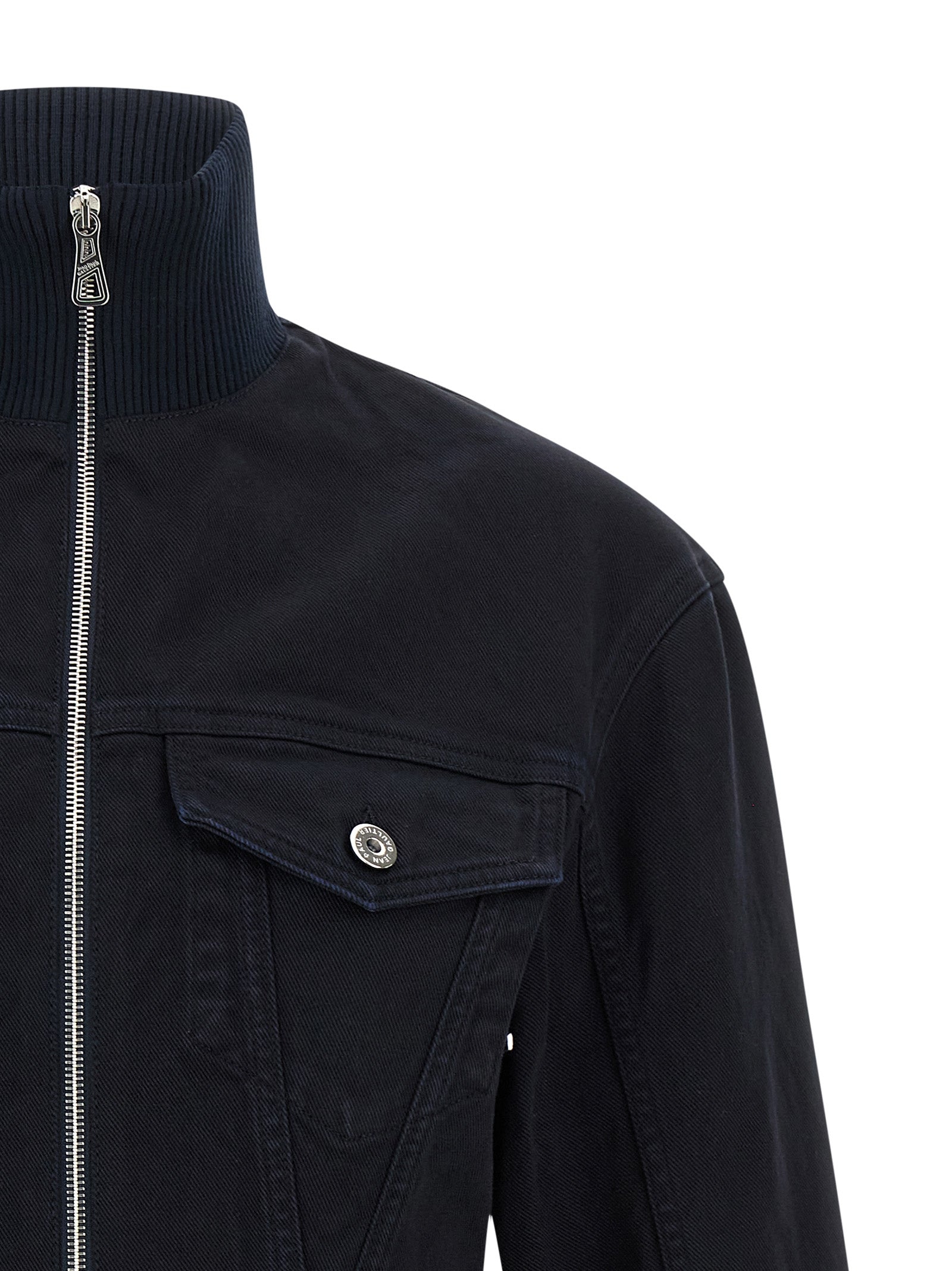 Jean Paul Gaultier Women 'The Slit Denim' Jacket JEAN PAUL GAULTIER