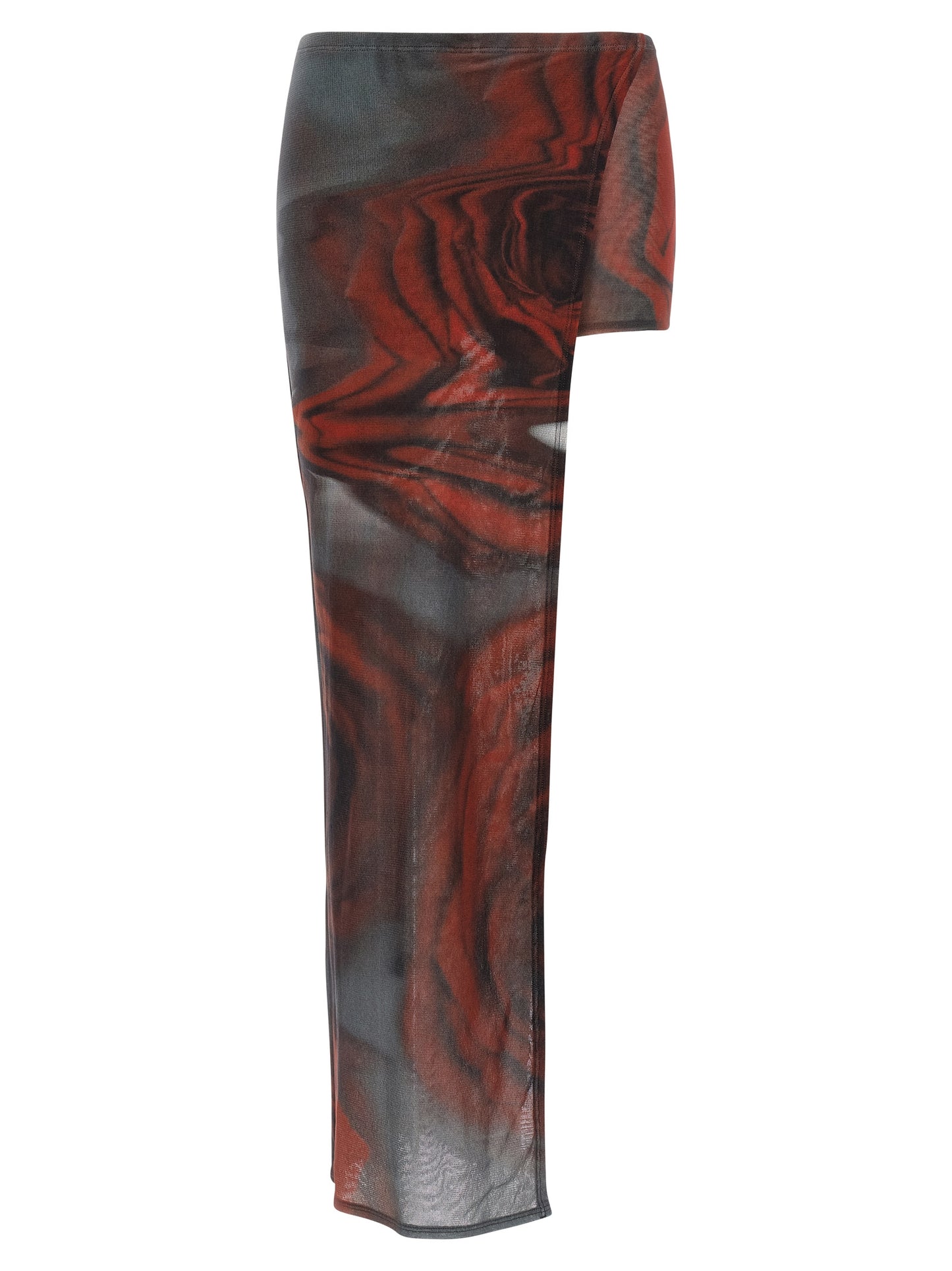 Jean Paul Gaultier Women 'The Red Blurry Roses' Skort JEAN PAUL GAULTIER