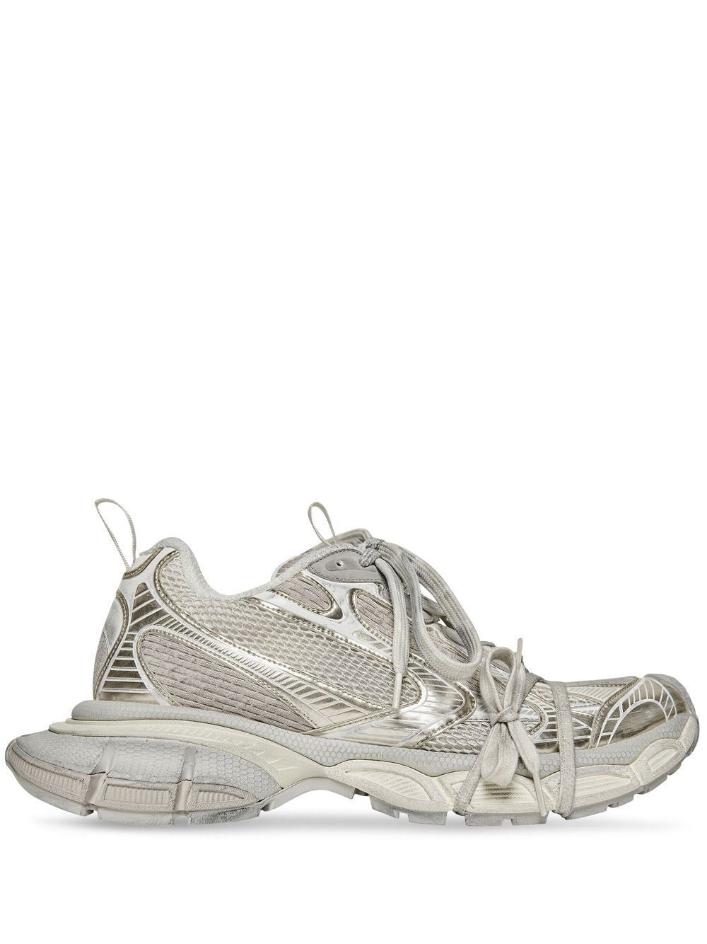 Balenciaga Men Worn-Out Effect Mesh 3Xl Sneakers BALENCIAGA