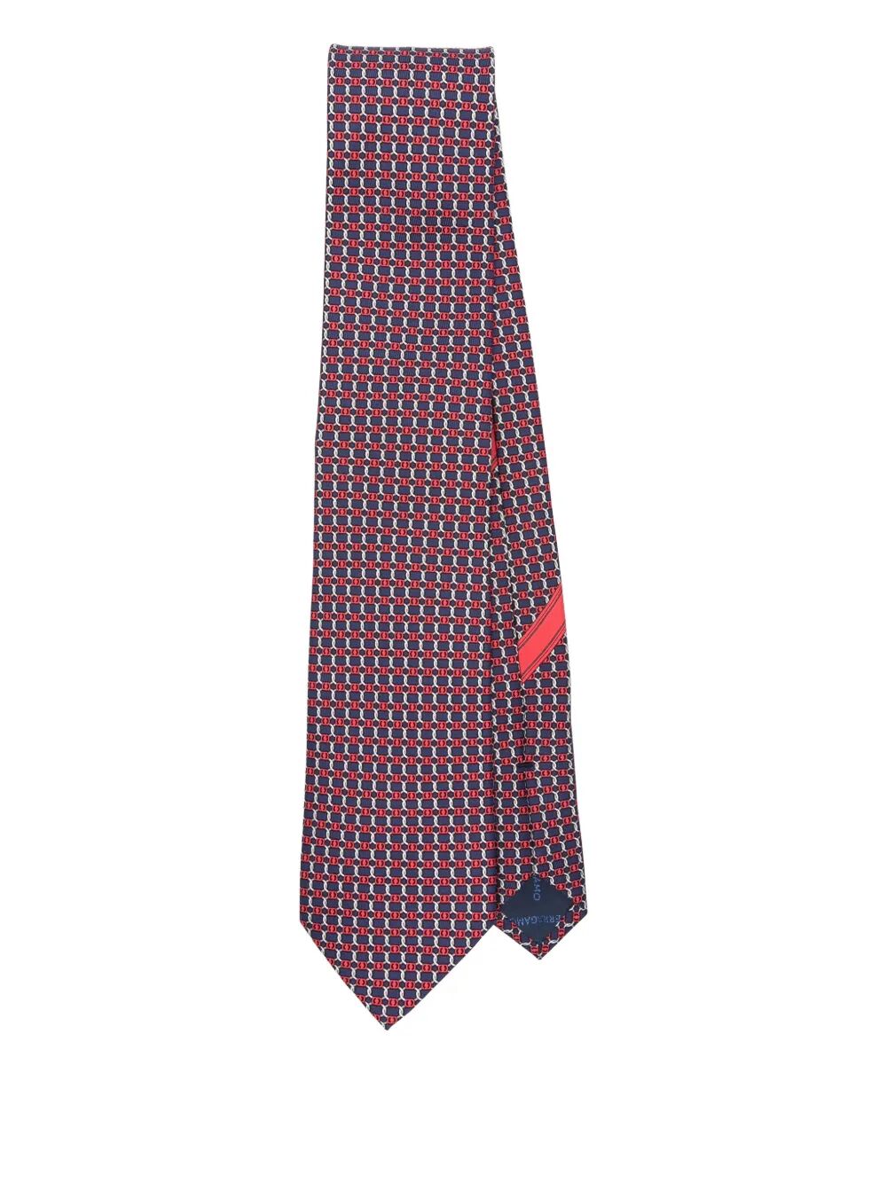 Ferragamo Men Geometric-Pattern Aida Silk Tie FERRAGAMO