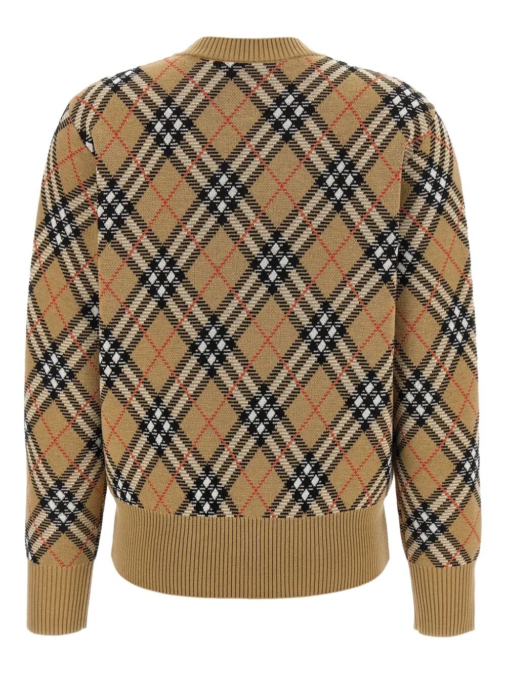 Burberry Women Check-Pattern Wool Sweater BURBERRY