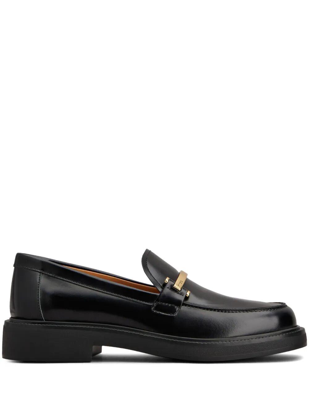 Tod's Women Leather Loafers With Metal Bar TOD'S