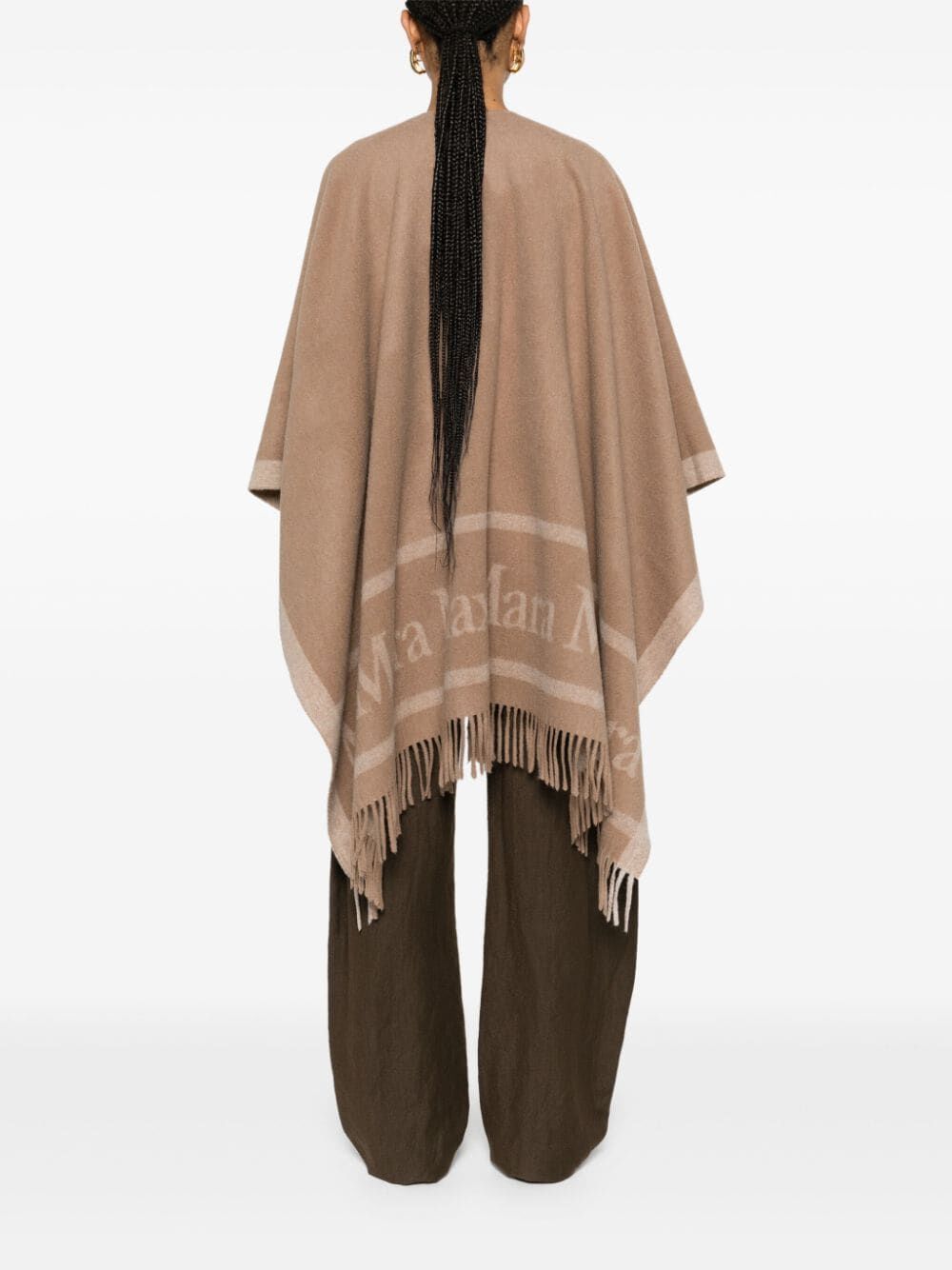 Max Mara Women 2424736051600 - Poncho Logo Jacquard MAX MARA