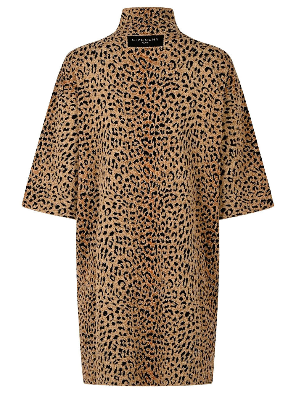 Givenchy Women Abito Mini In Jacquard Leopardato GIVENCHY
