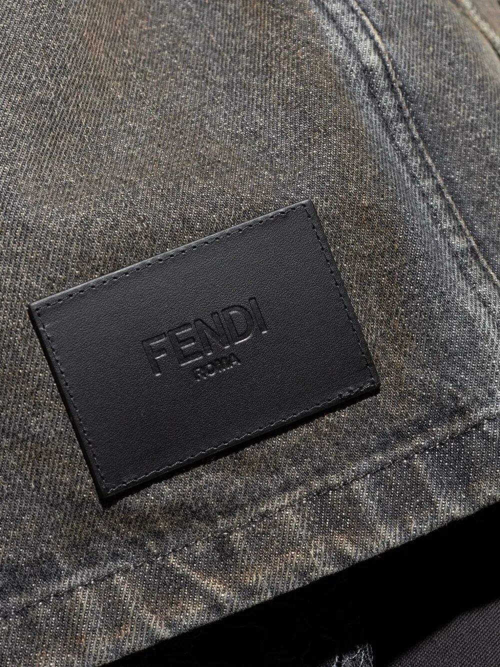 Fendi Men Jacket Marble Overdye FENDI