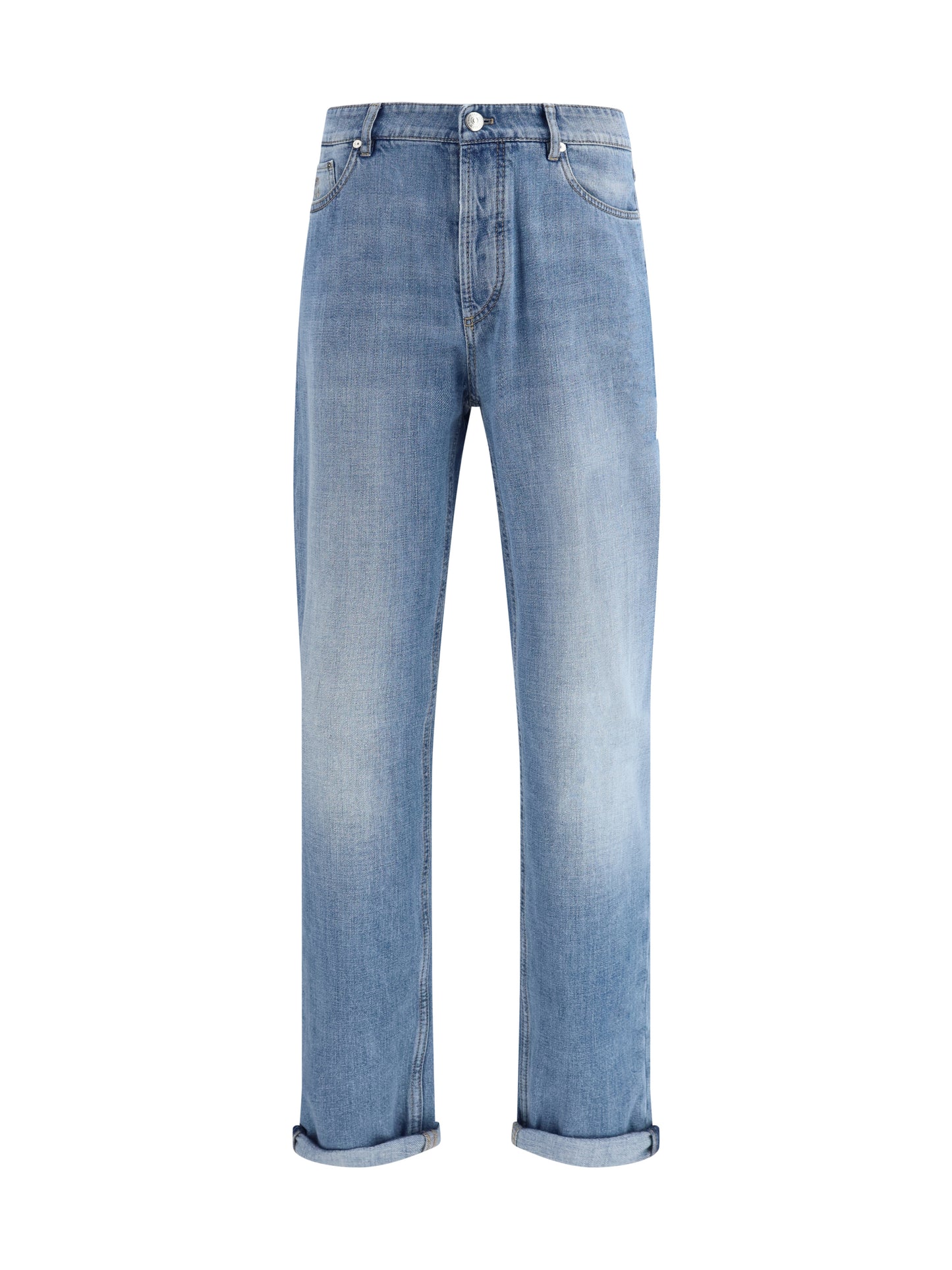 Brunello Cucinelli Men Cuffed Jeans BRUNELLO CUCINELLI