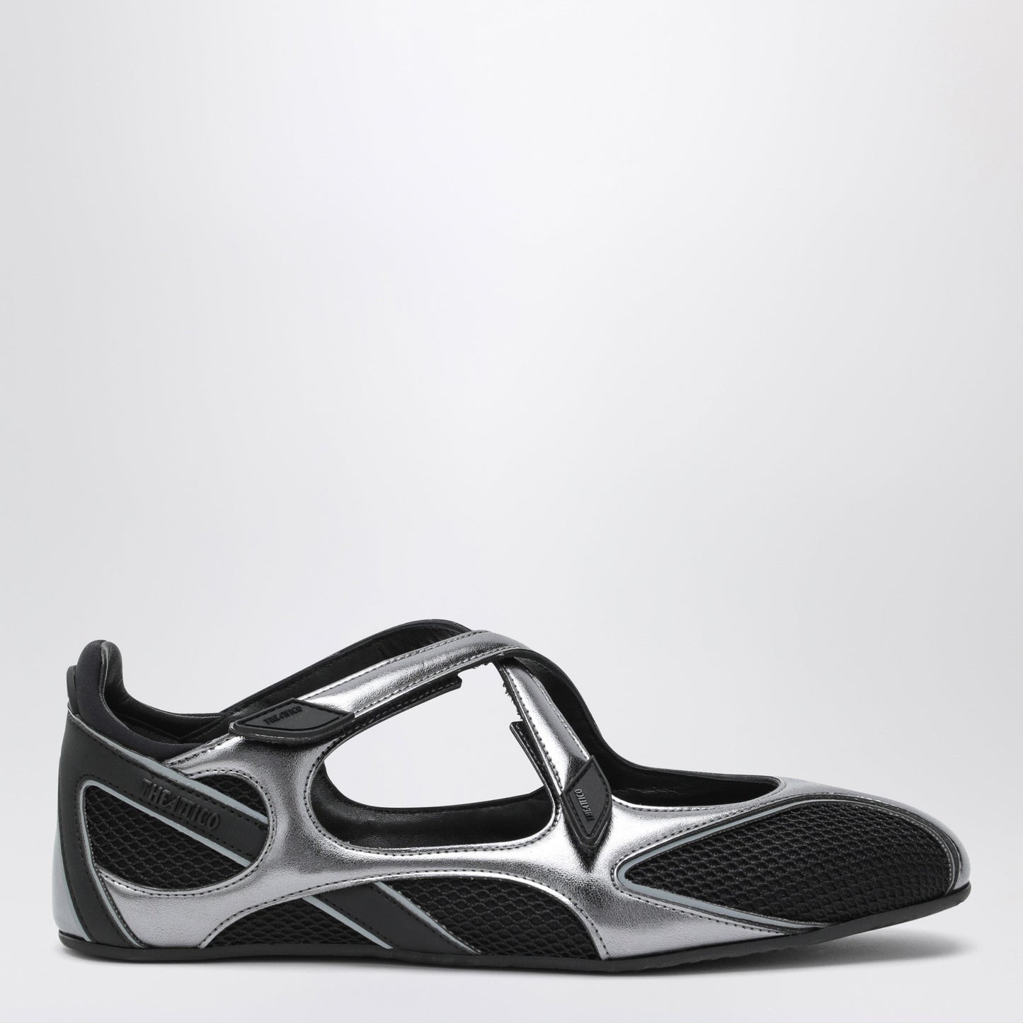 The Attico Ballerina Flat Floor 01 Black Women THE ATTICO