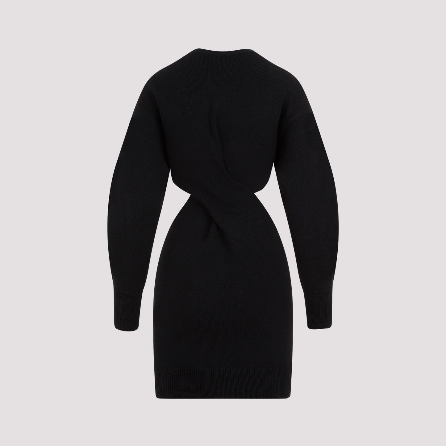 Alexander Mcqueen Wool Mini Dress Women ALEXANDER MCQUEEN