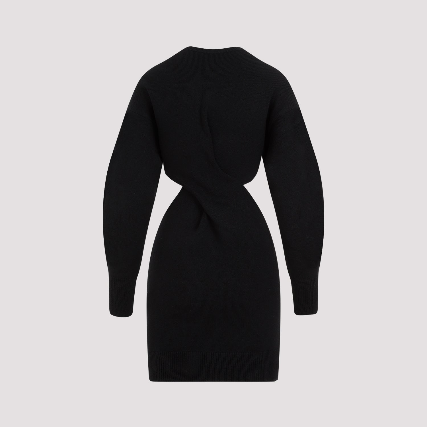 Alexander Mcqueen Wool Mini Dress Women ALEXANDER MCQUEEN