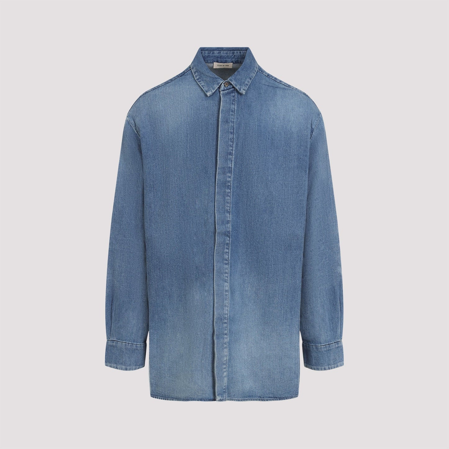 Fear Of God Denim Shirt Men FEAR OF GOD