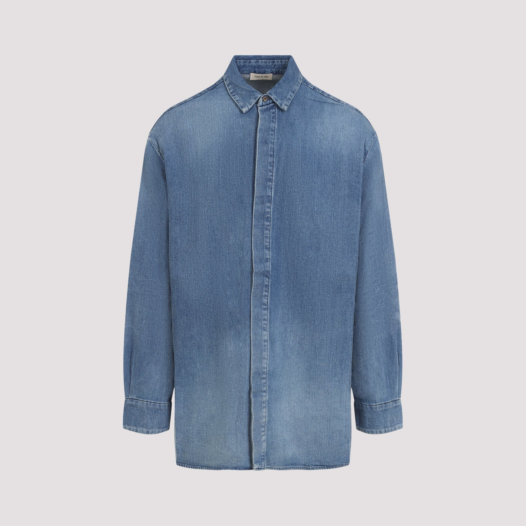 Fear Of God Denim Shirt Men FEAR OF GOD