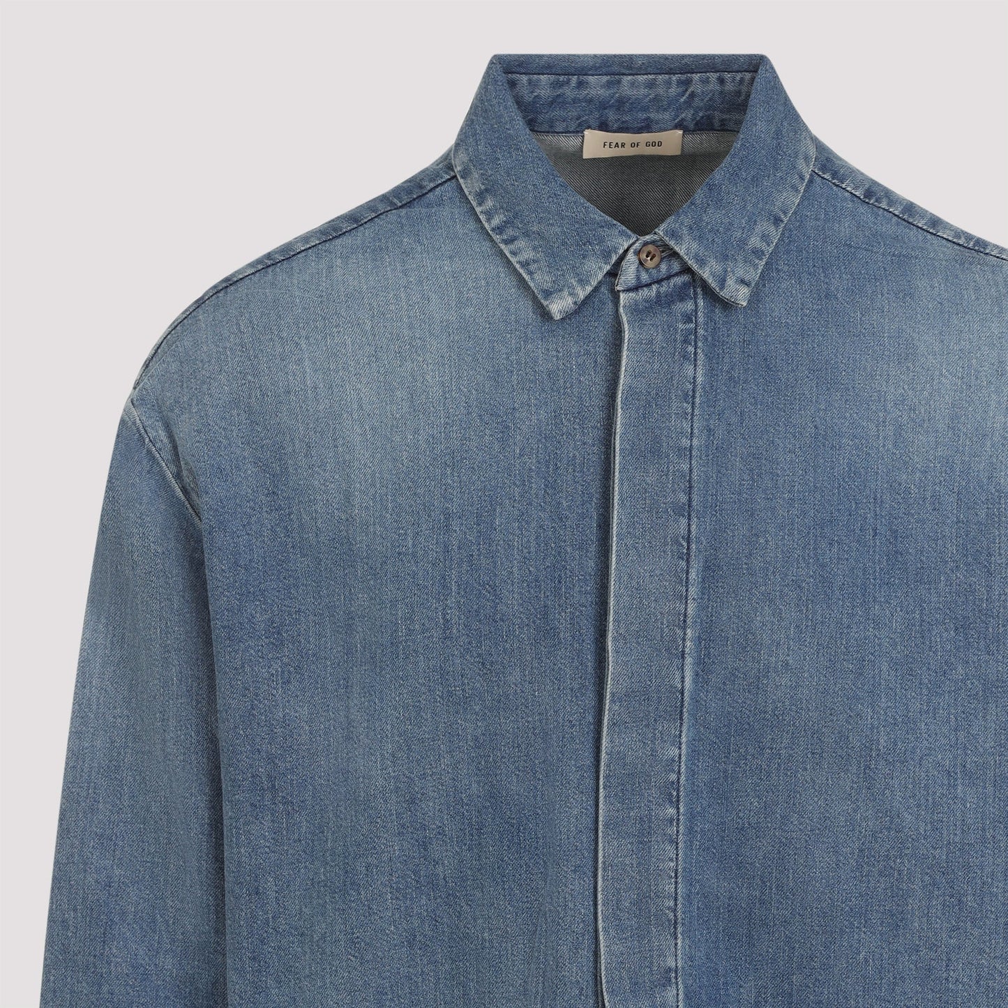 Fear Of God Denim Shirt Men FEAR OF GOD