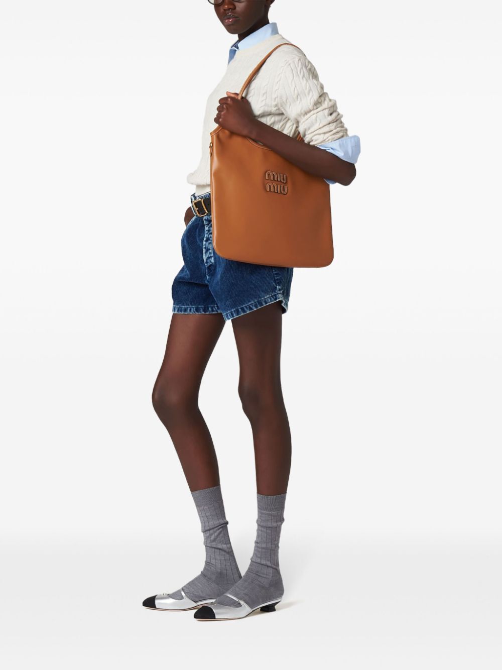 Miu Miu Women Ivy Leather Bag MIU MIU
