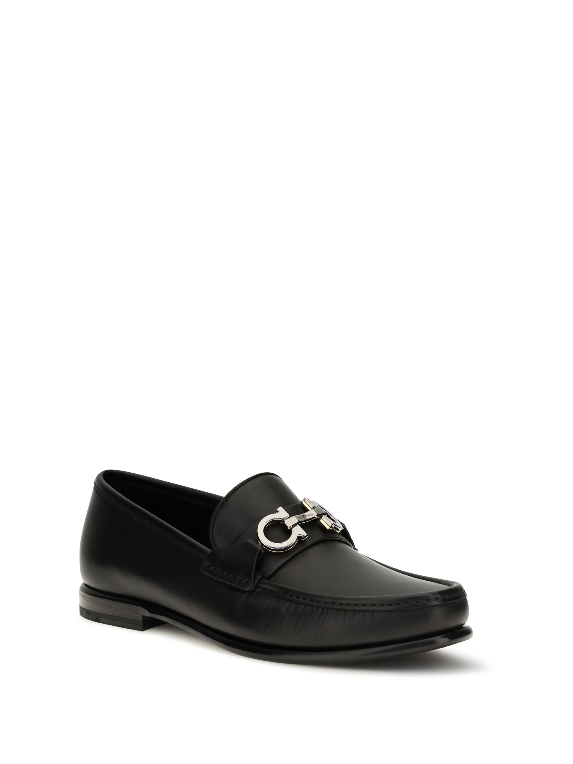 Ferragamo Men Gancini Ornament Loafers FERRAGAMO