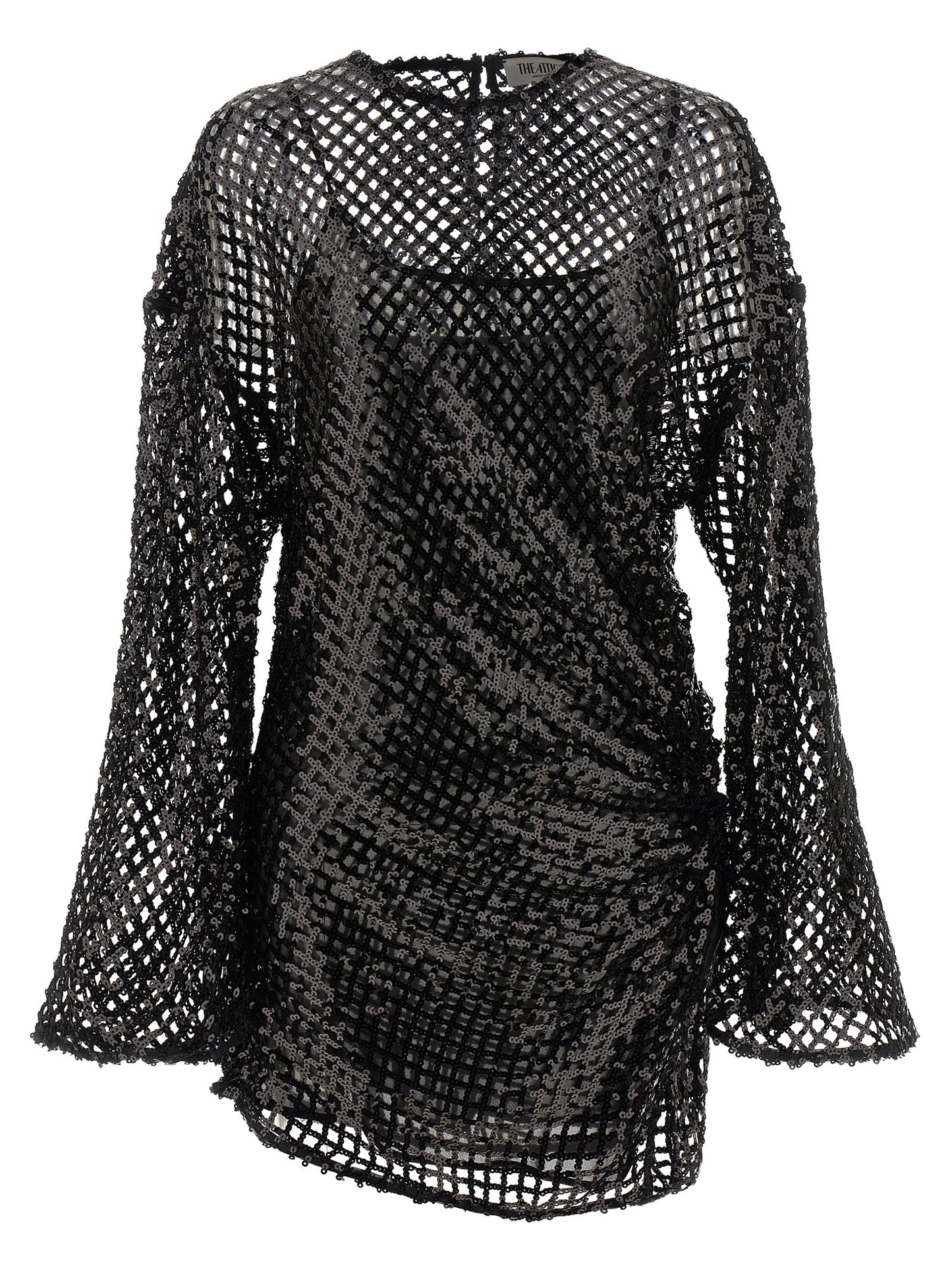 The Attico Women Sequin Mesh Dress THE ATTICO