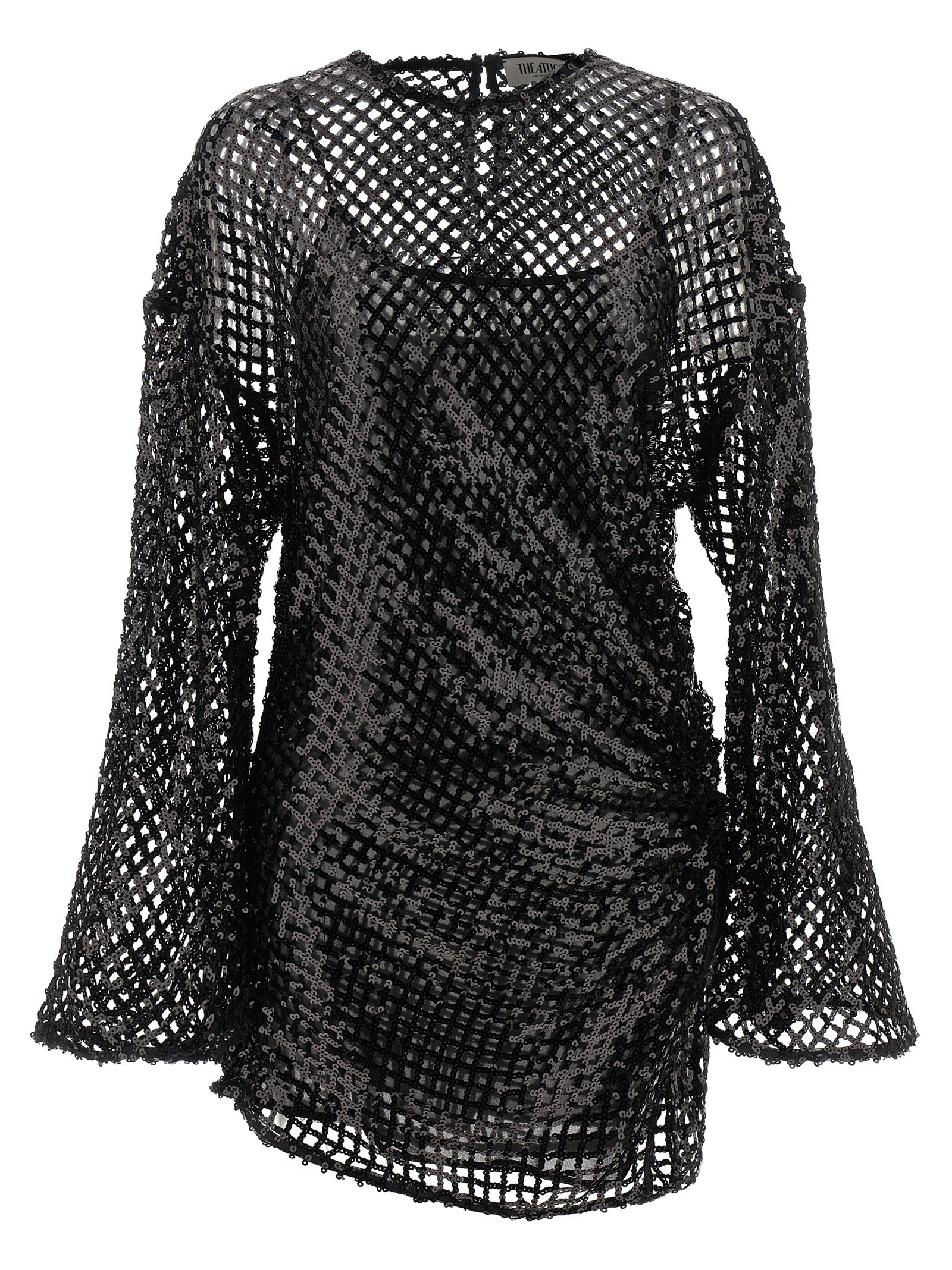 The Attico Women Sequin Mesh Dress THE ATTICO