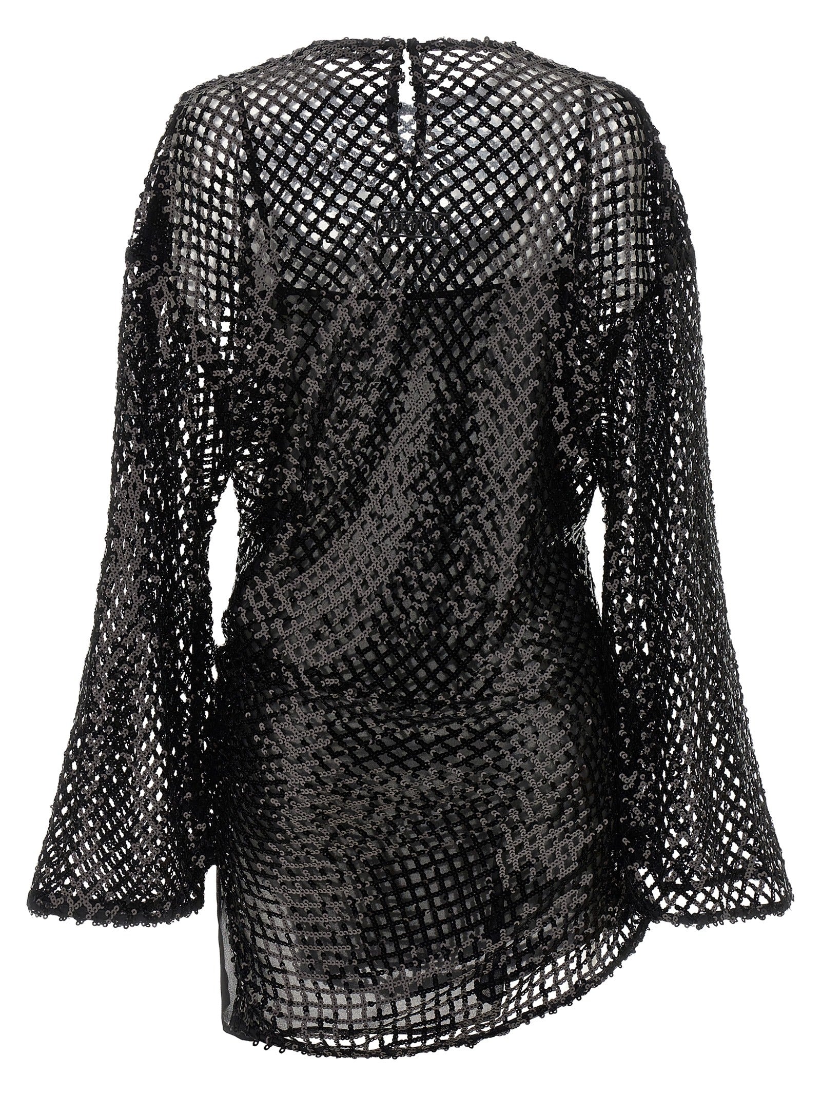 The Attico Women Sequin Mesh Dress THE ATTICO