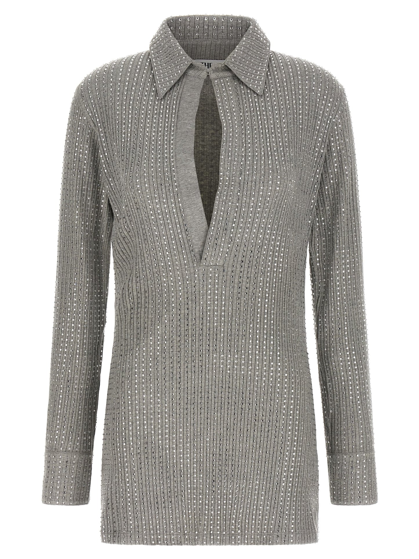 The Attico Women Rhinestone Dress THE ATTICO