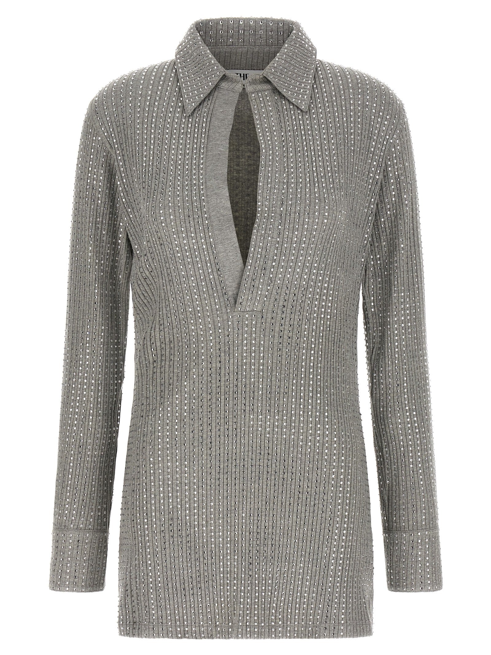 The Attico Women Rhinestone Dress THE ATTICO
