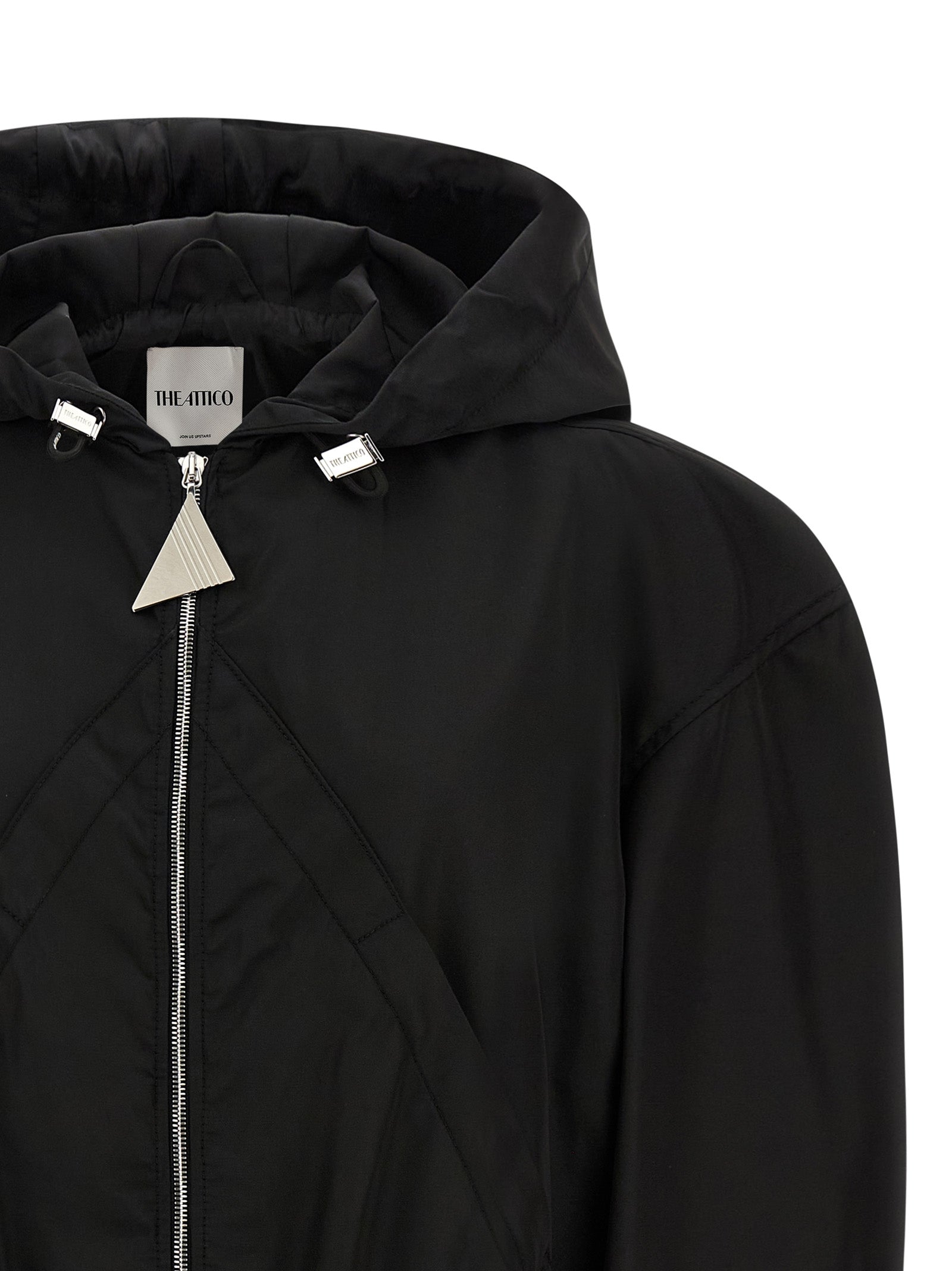 The Attico Women Maxi Hood Bomber Jacket THE ATTICO
