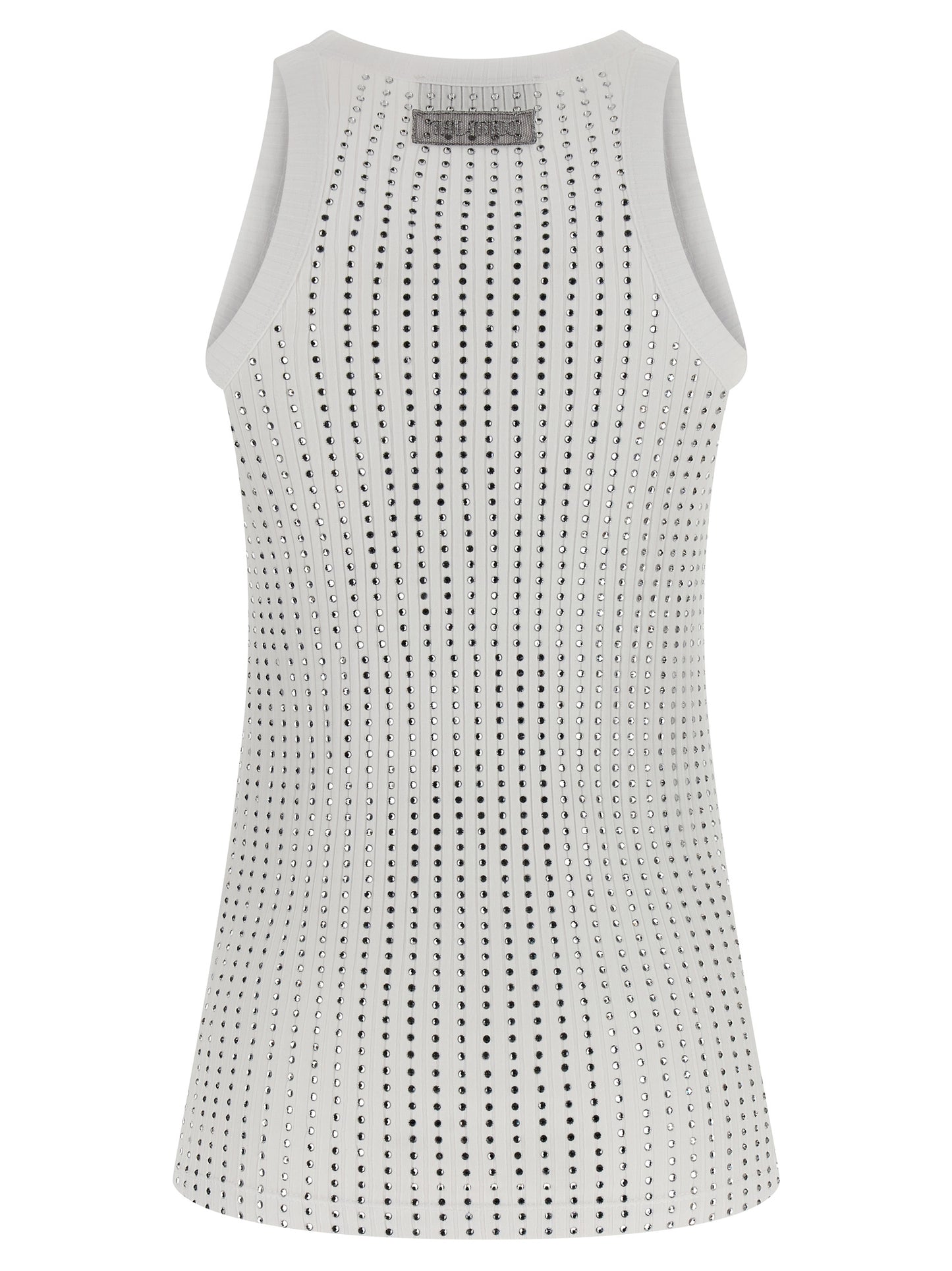 The Attico Women Rhinestone Tank Top THE ATTICO