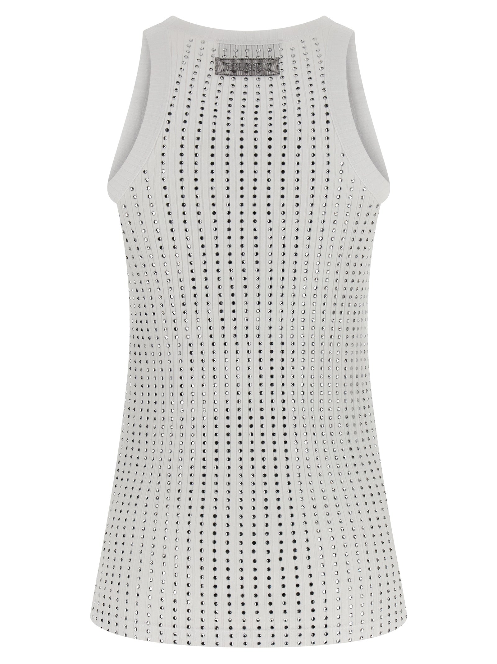 The Attico Women Rhinestone Tank Top THE ATTICO