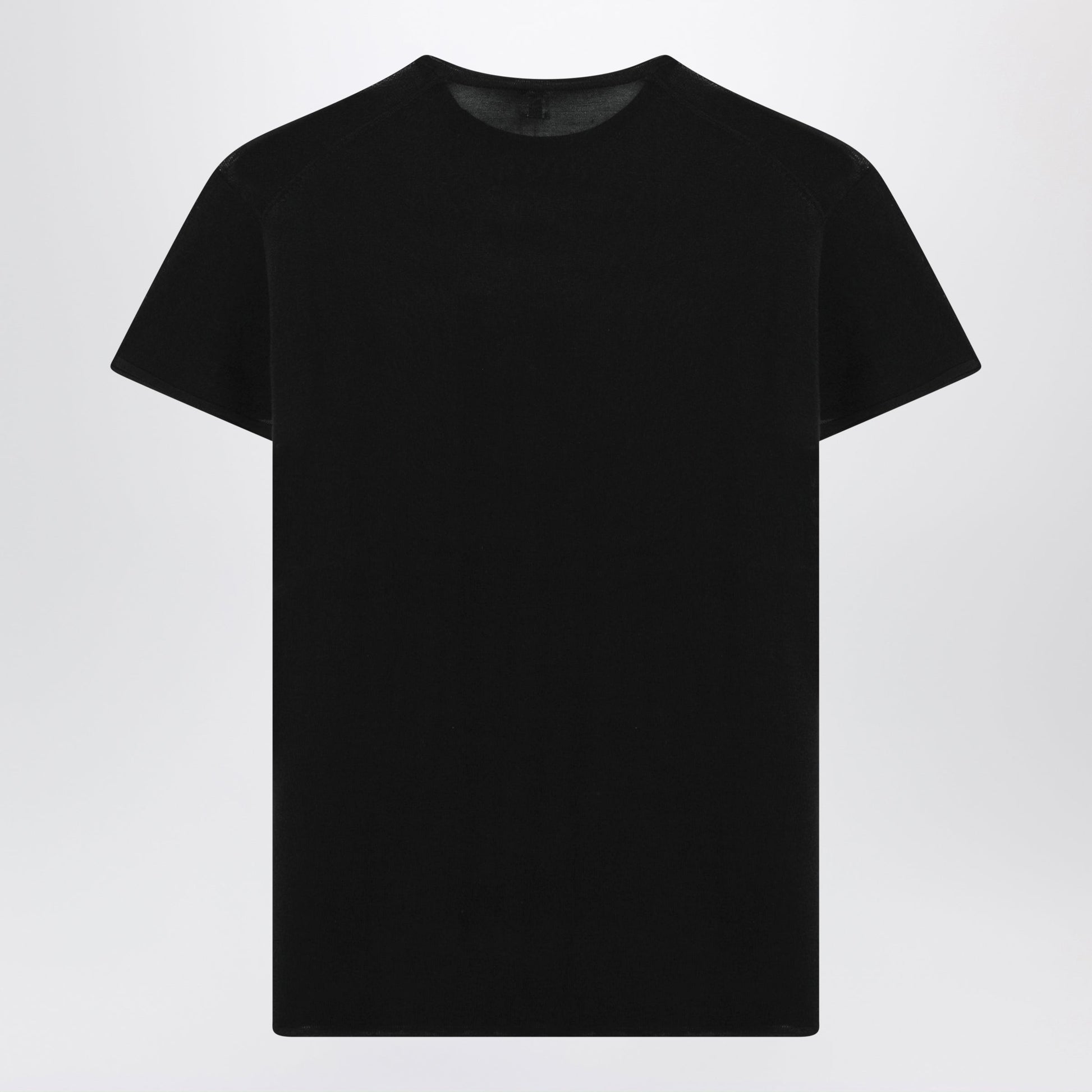 Toteme Black Silk Crãªpe T-Shirt Women TOTEME