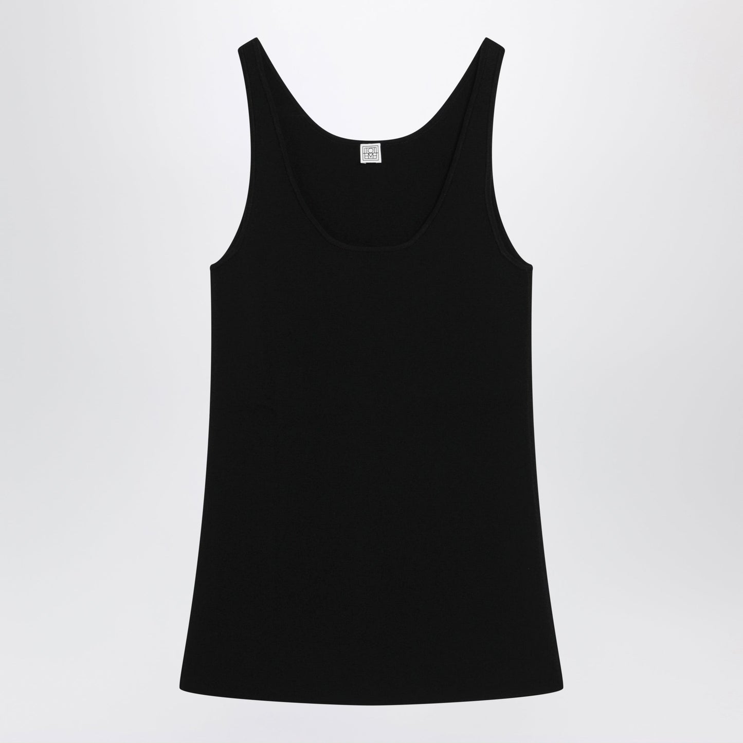 Toteme Black Fitted Compact Knit Tank Top Women TOTEME