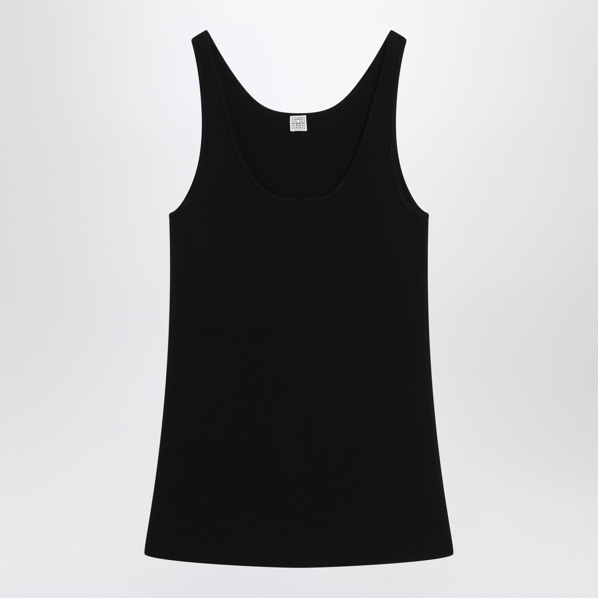 Toteme Black Fitted Compact Knit Tank Top Women TOTEME