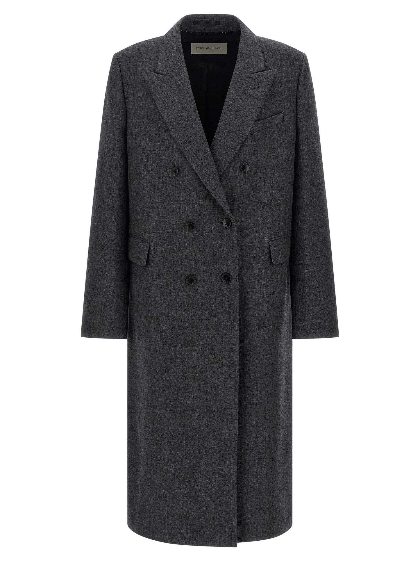 Dries Van Noten Men Double-Breasted Coat DRIES VAN NOTEN