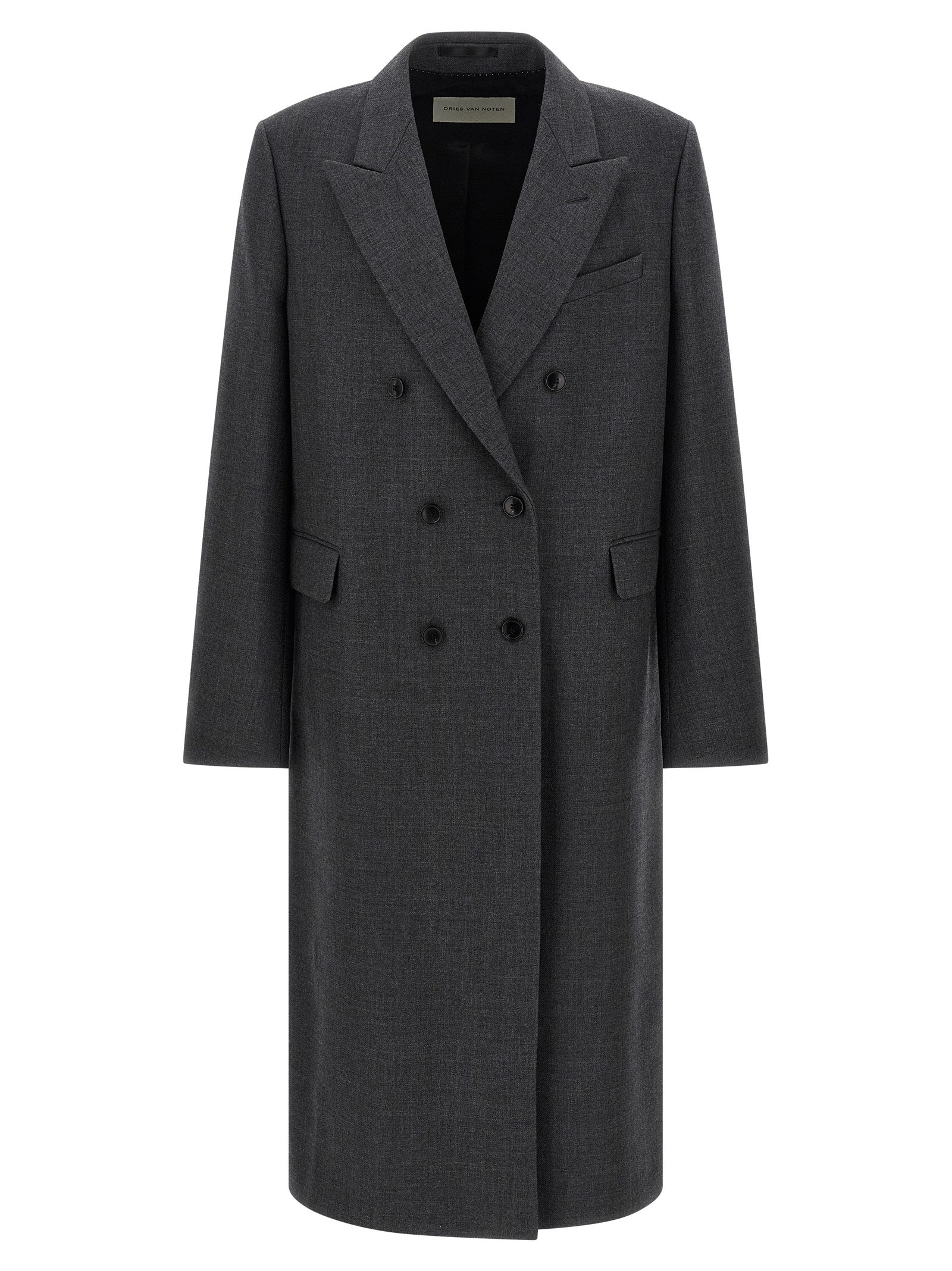 Dries Van Noten Men Double-Breasted Coat DRIES VAN NOTEN