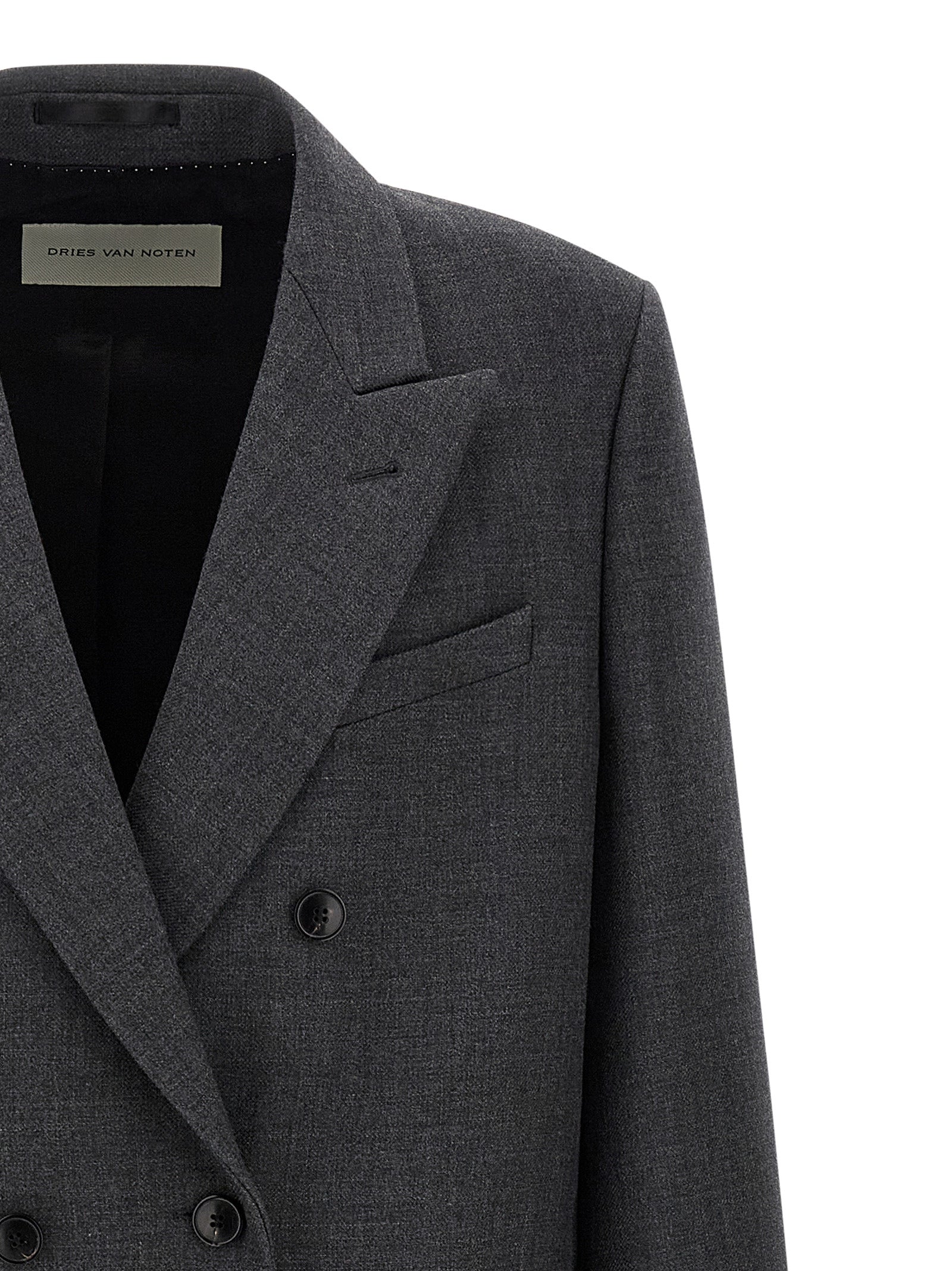 Dries Van Noten Men Double-Breasted Coat DRIES VAN NOTEN