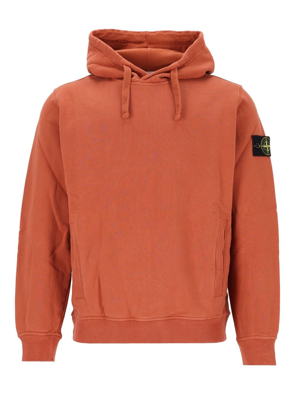 Stone Island Men Brushed Organic Cotton Hoodie STONE ISLAND