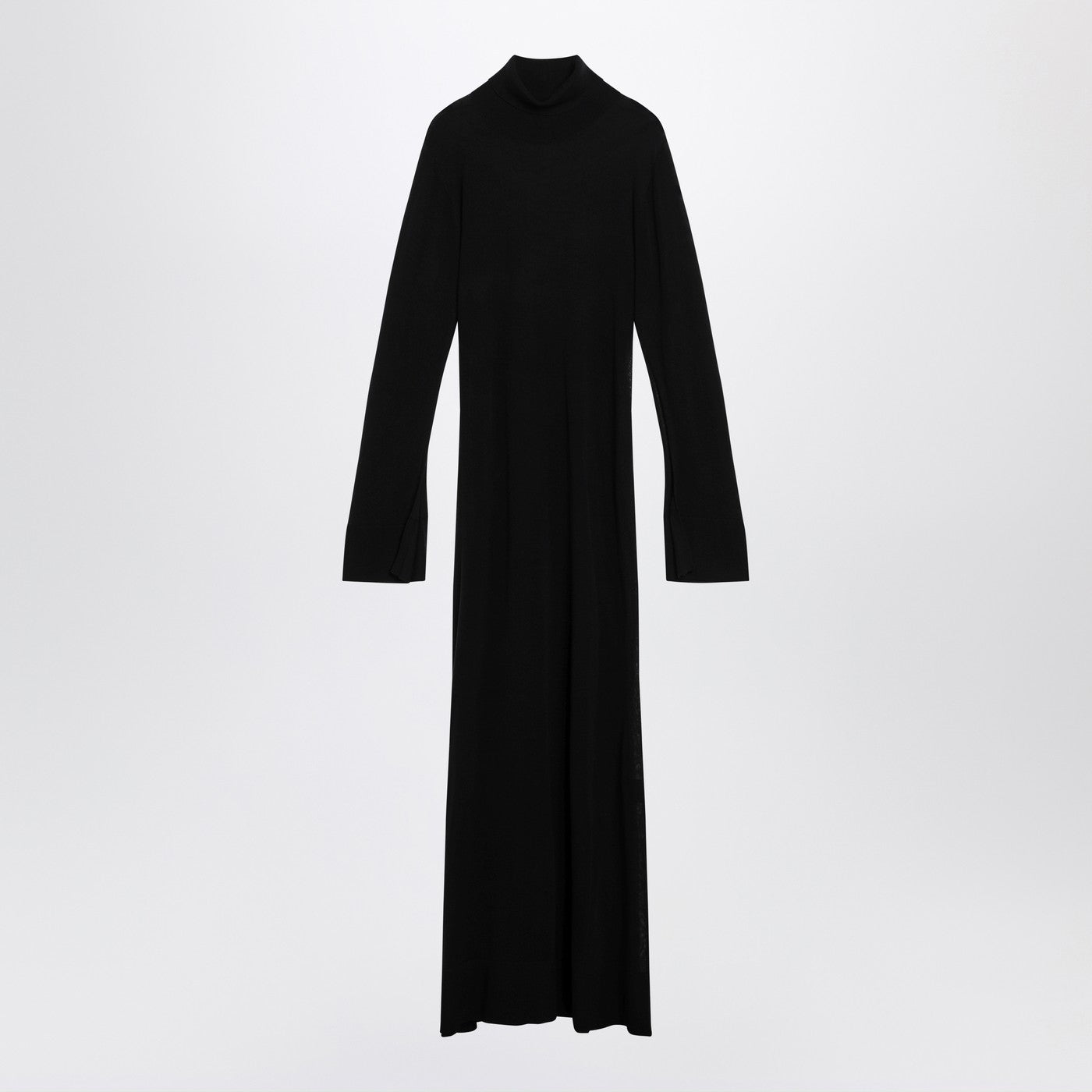 Toteme Black Cashmere Blend Turtleneck Dress Women TOTEME