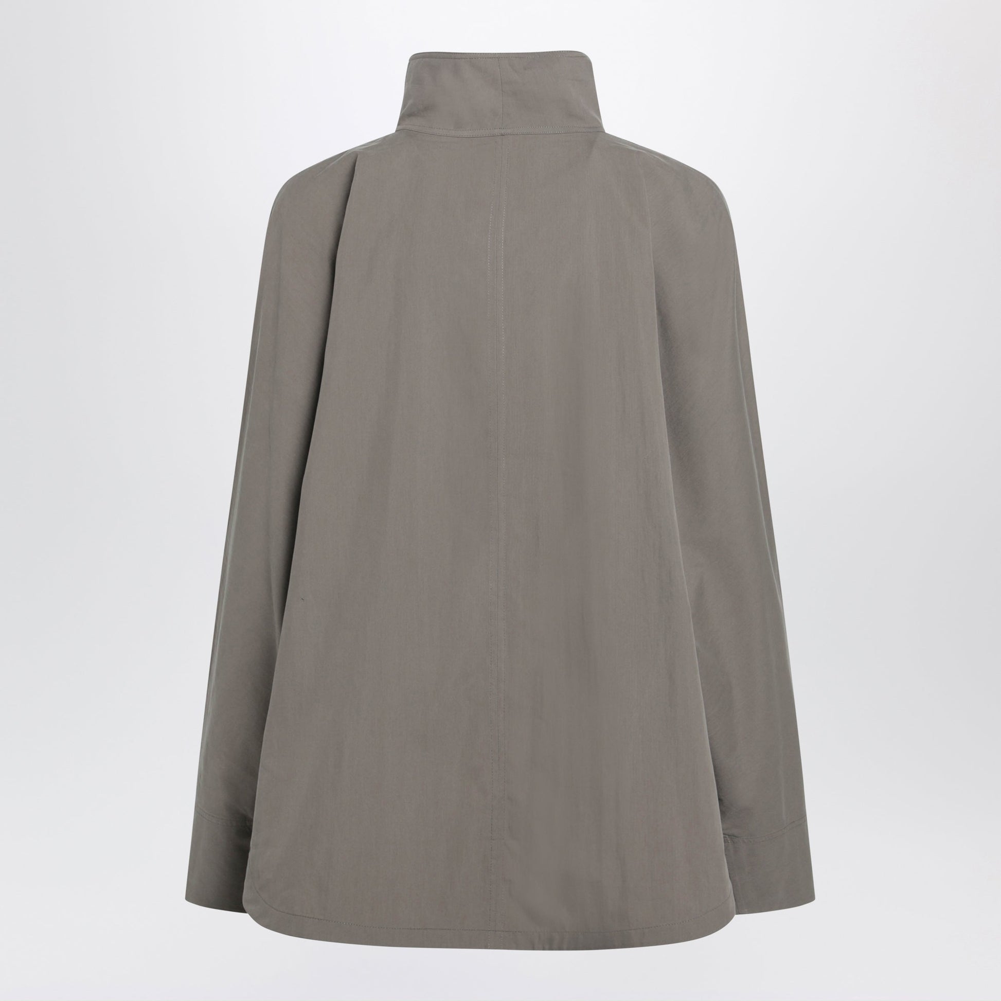 Toteme Windbreaker In Clove Grey Cotton Blend Women TOTEME