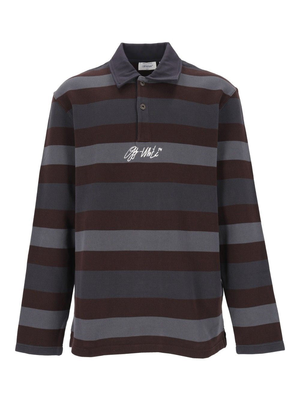 Off-White Men Long-Sleeved  Polo Shirt OFF-WHITE